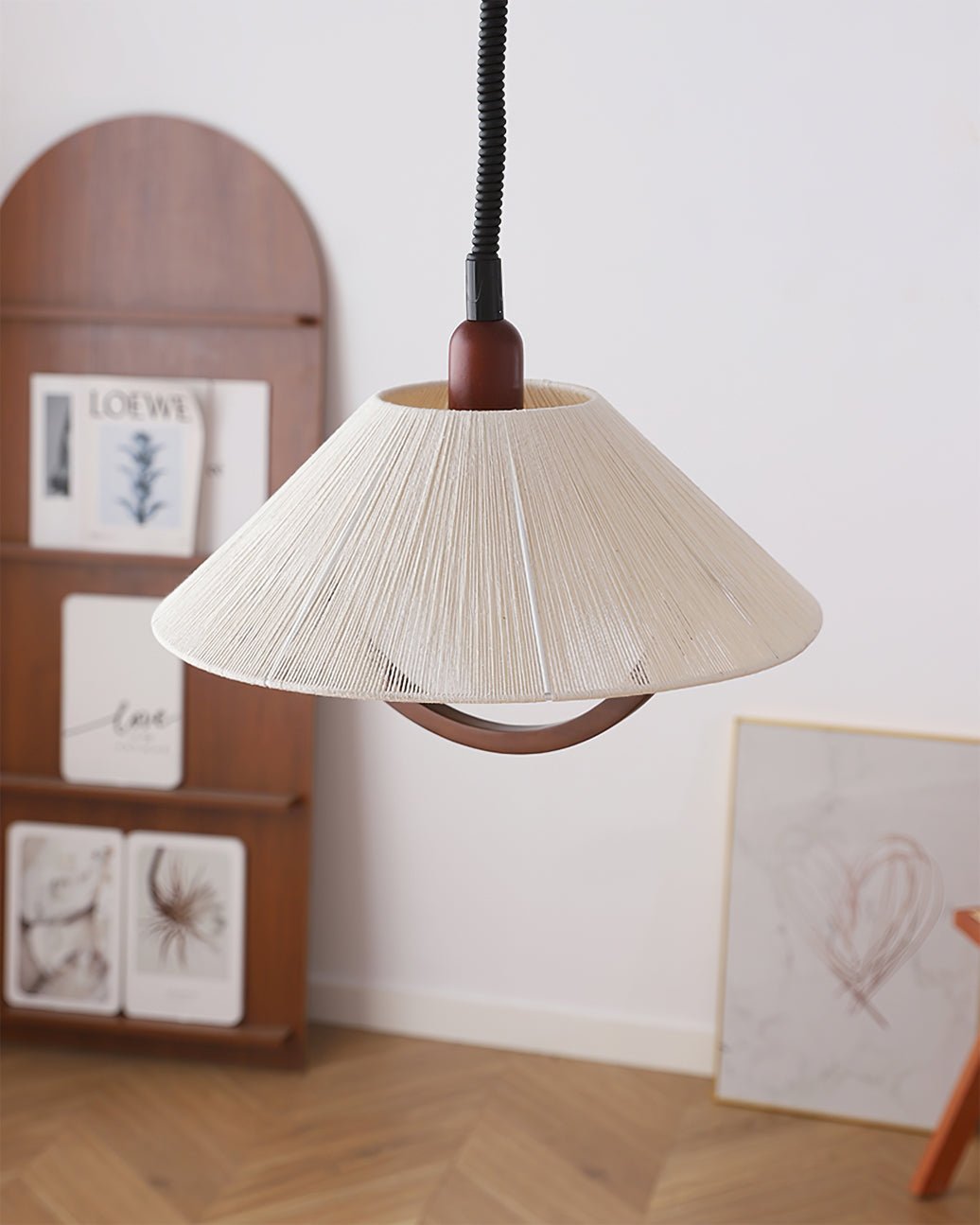 Syraeen Premium Nordic Art Wood Pendant Lamp-Neutral Decor