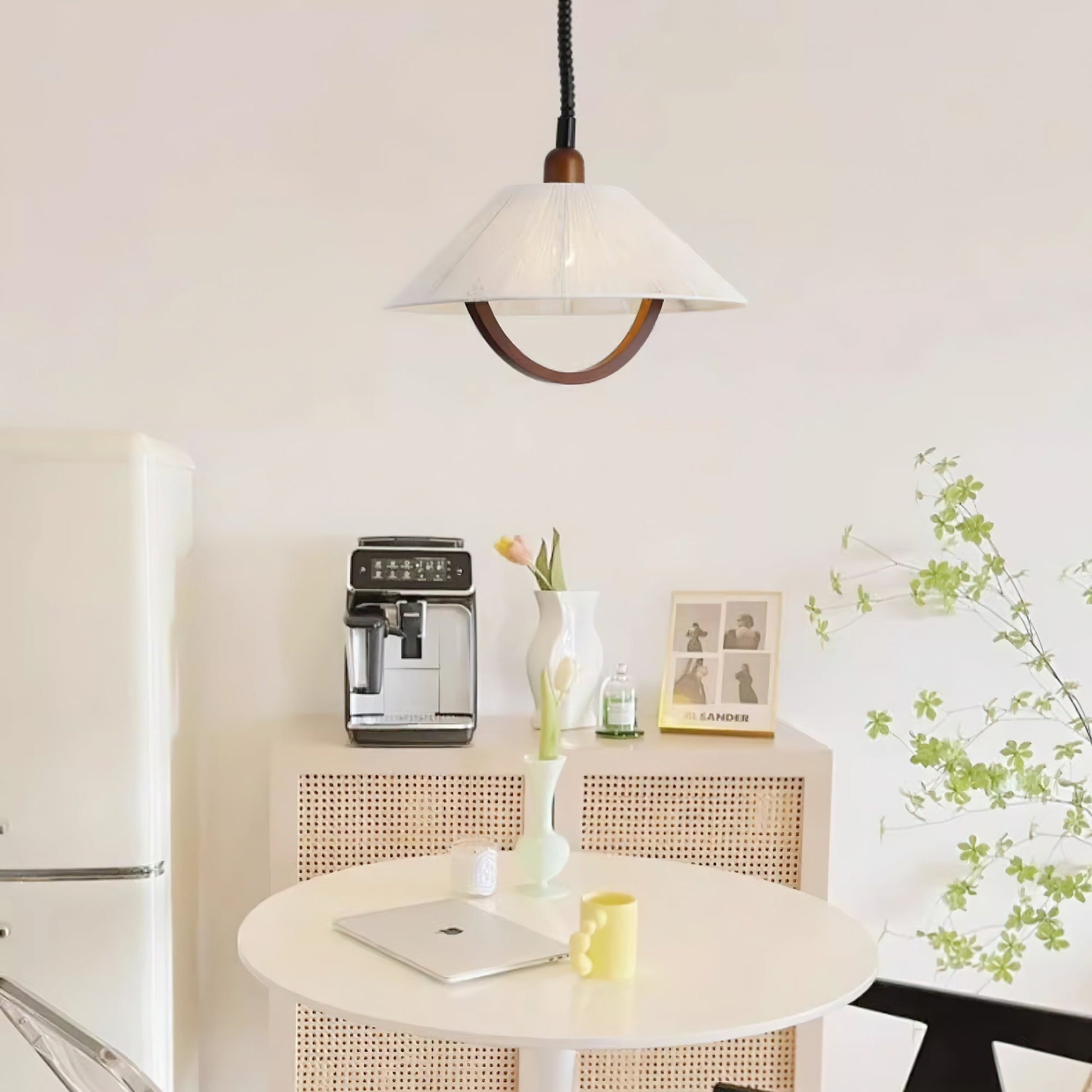 Syraeen Premium Nordic Art Wood Pendant Lamp-Neutral Decor