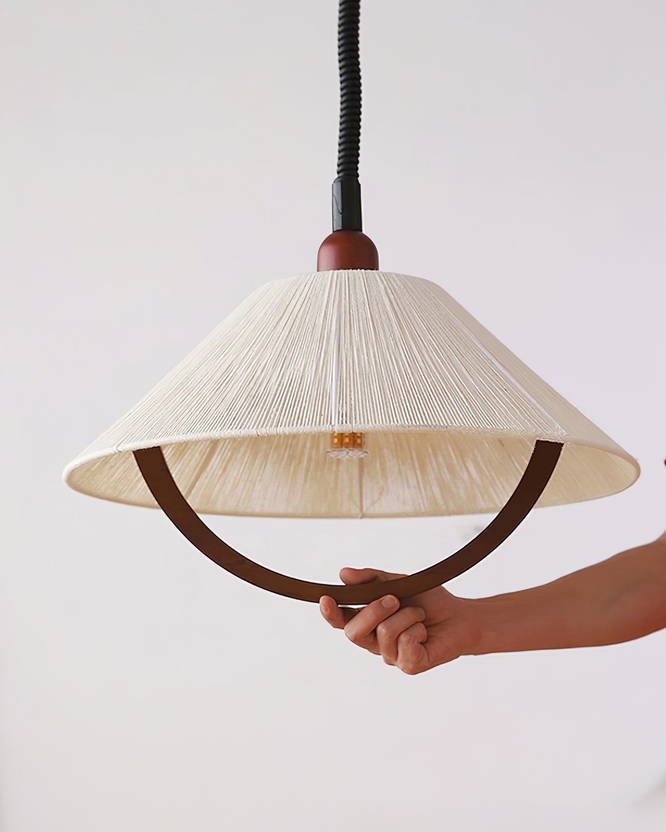 Syraeen Premium Nordic Art Wood Pendant Lamp-Neutral Decor