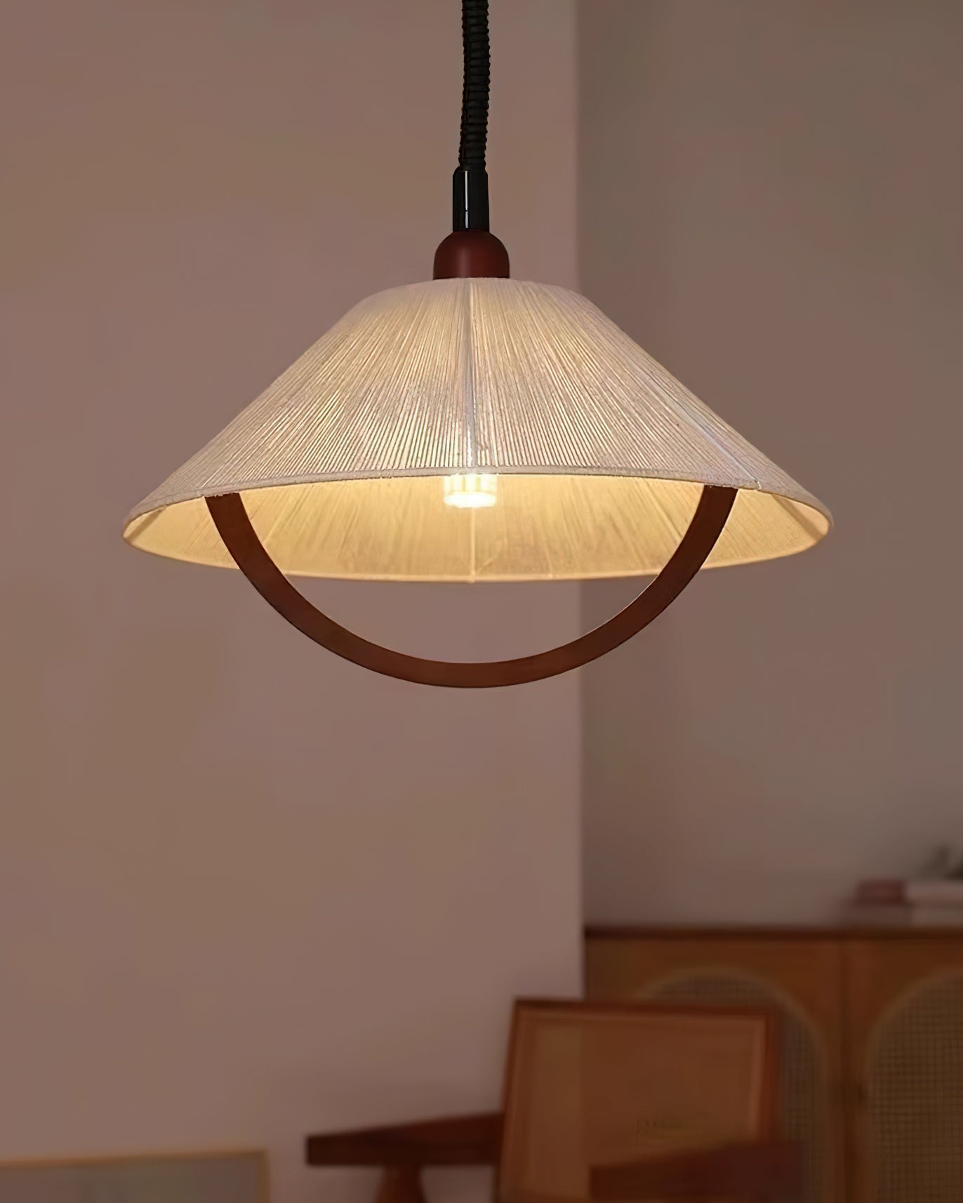 Syraeen Premium Nordic Art Wood Pendant Lamp-Neutral Decor