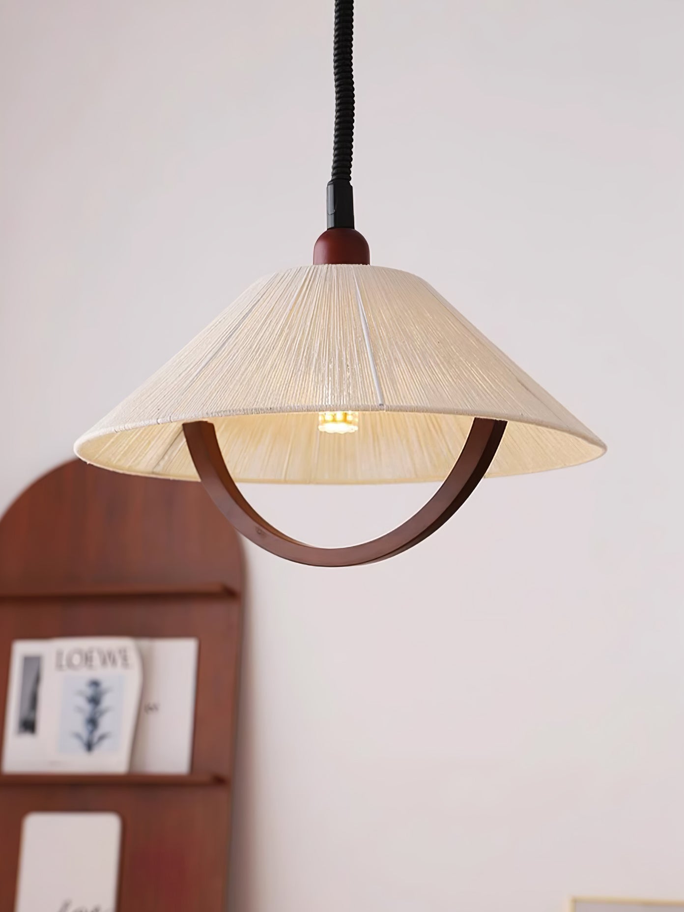 Syraeen Premium Nordic Art Wood Pendant Lamp-Neutral Decor