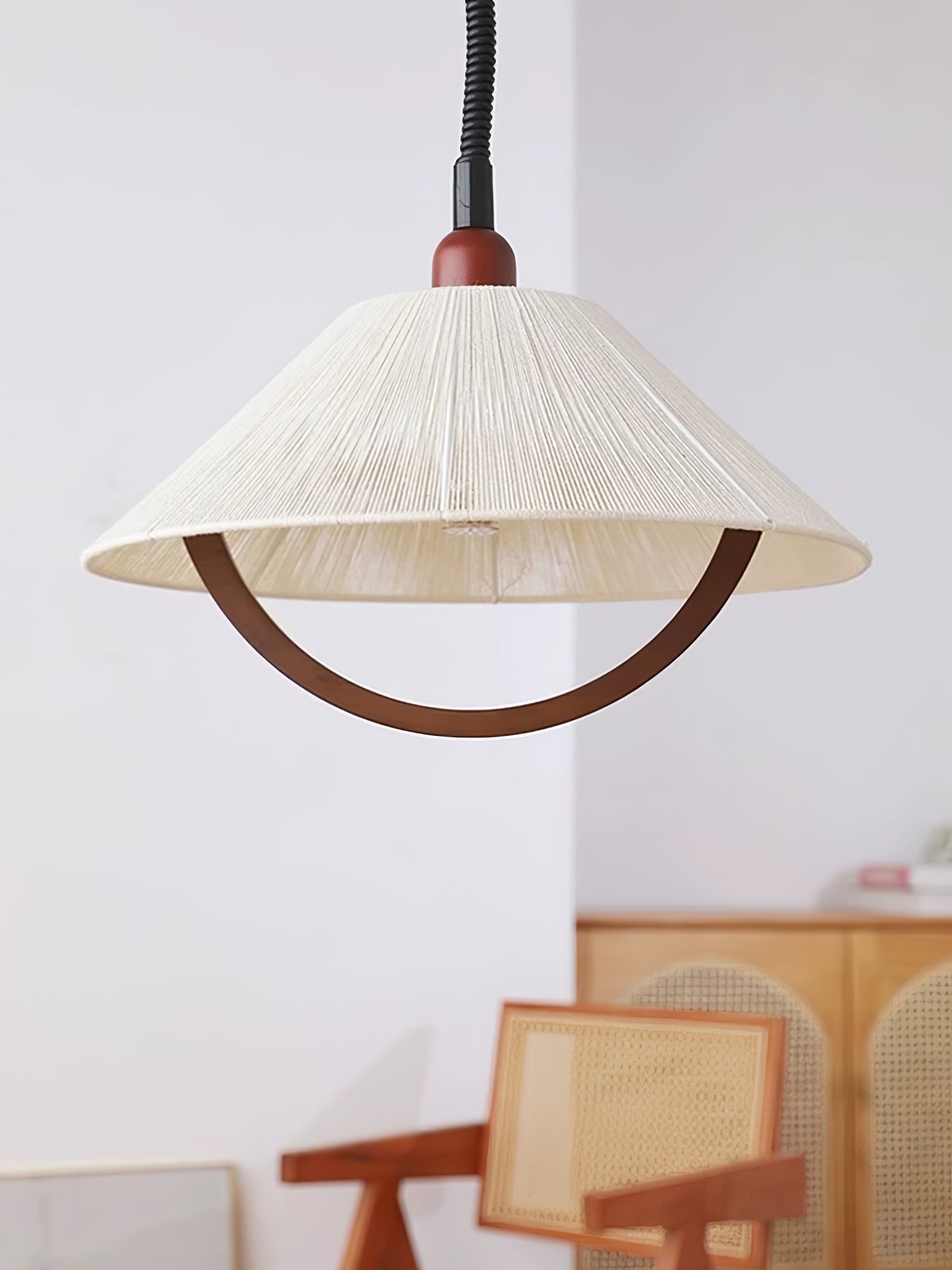 Syraeen Premium Nordic Art Wood Pendant Lamp-Neutral Decor