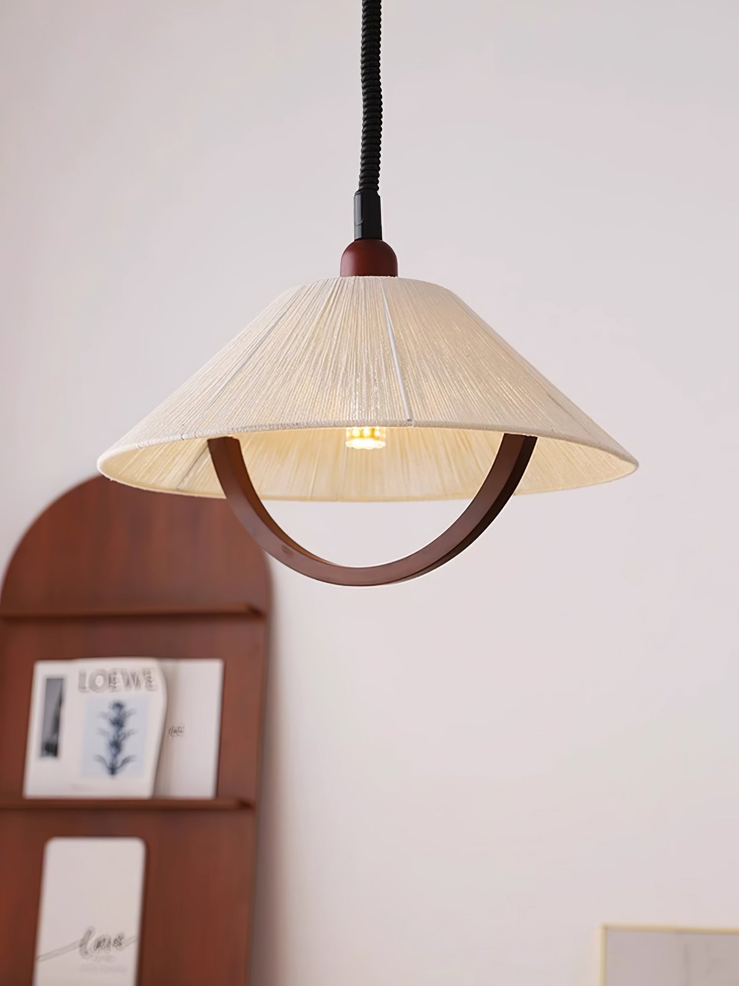 Syraeen Premium Nordic Art Wood Pendant Lamp-Neutral Decor