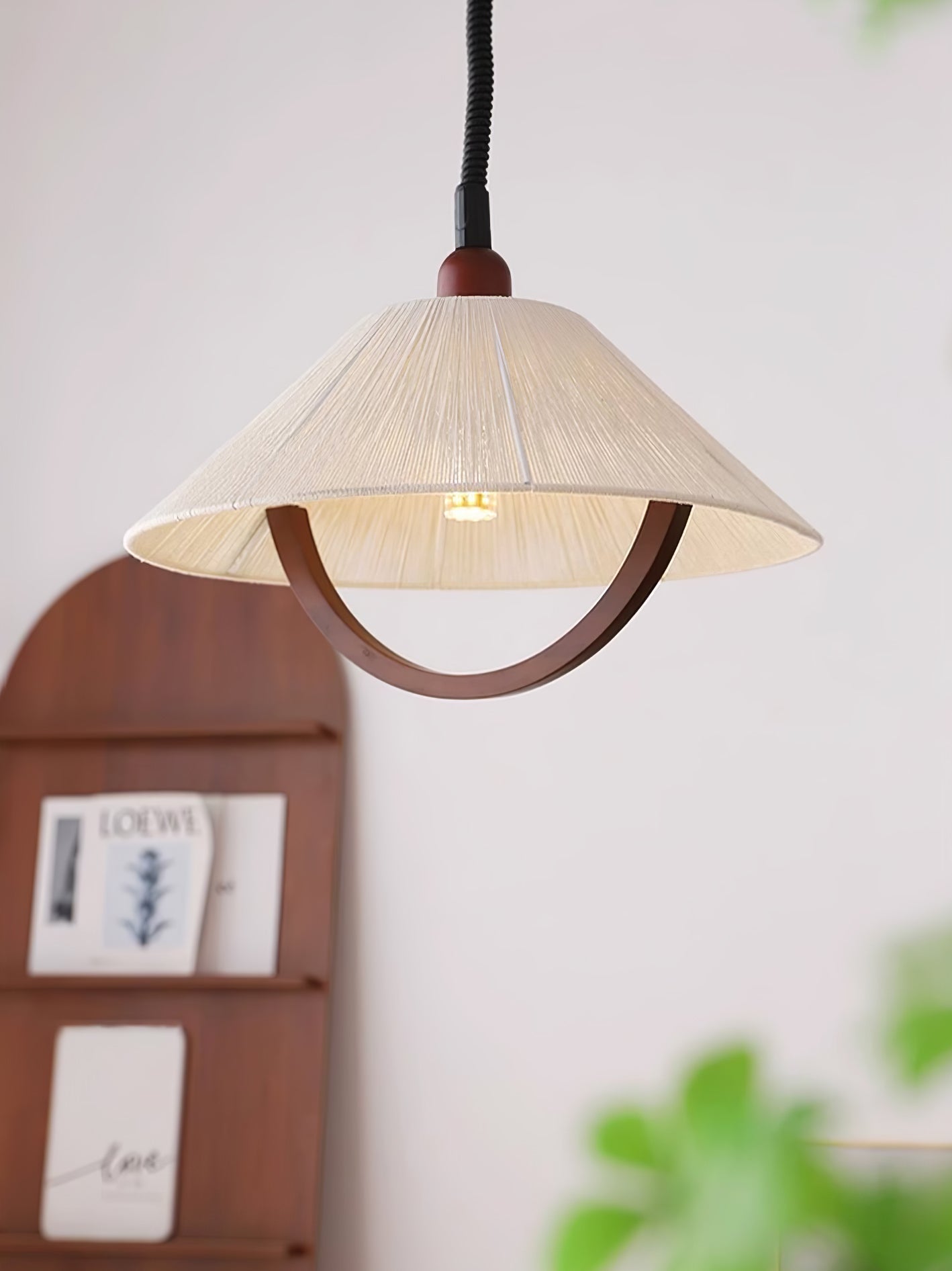 Syraeen Premium Nordic Art Wood Pendant Lamp-Neutral Decor