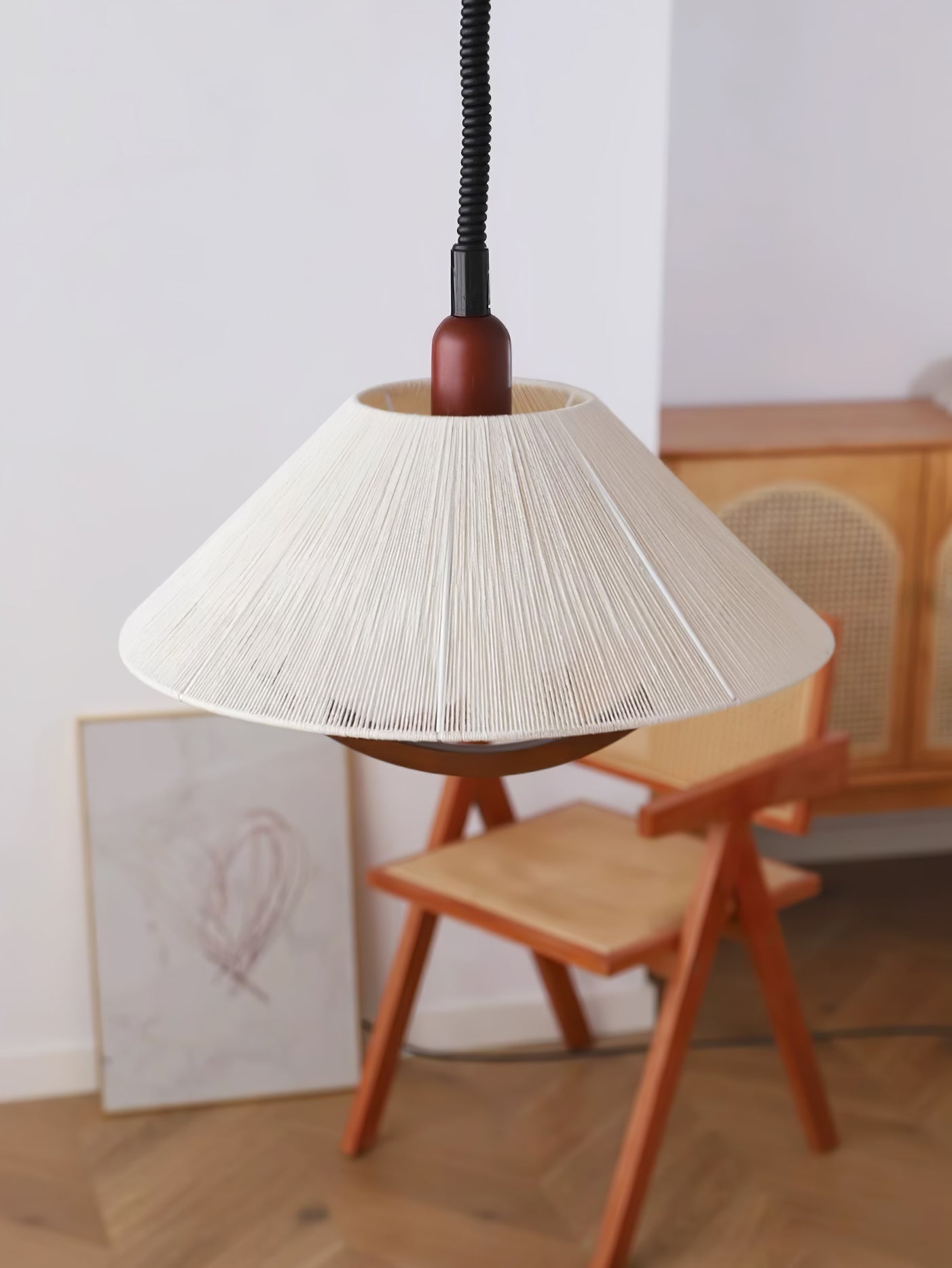 Syraeen Premium Nordic Art Wood Pendant Lamp-Neutral Decor
