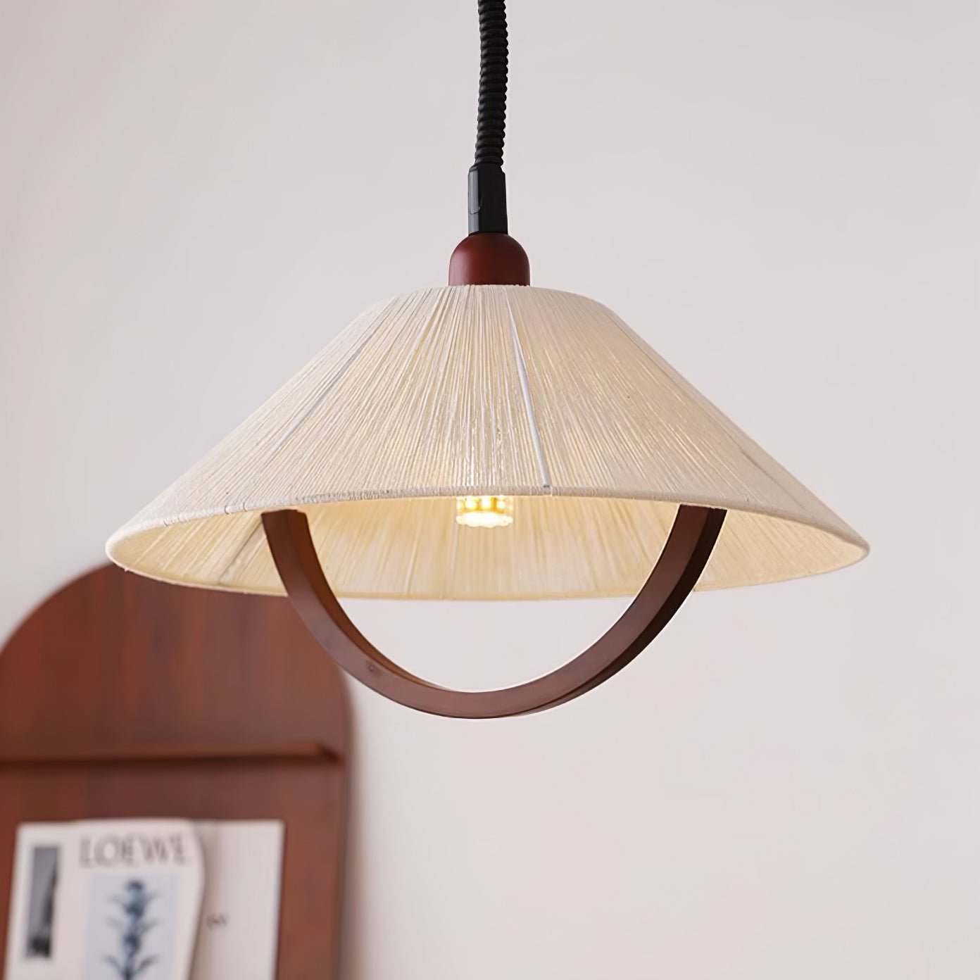 Syraeen Premium Nordic Art Wood Pendant Lamp-Neutral Decor