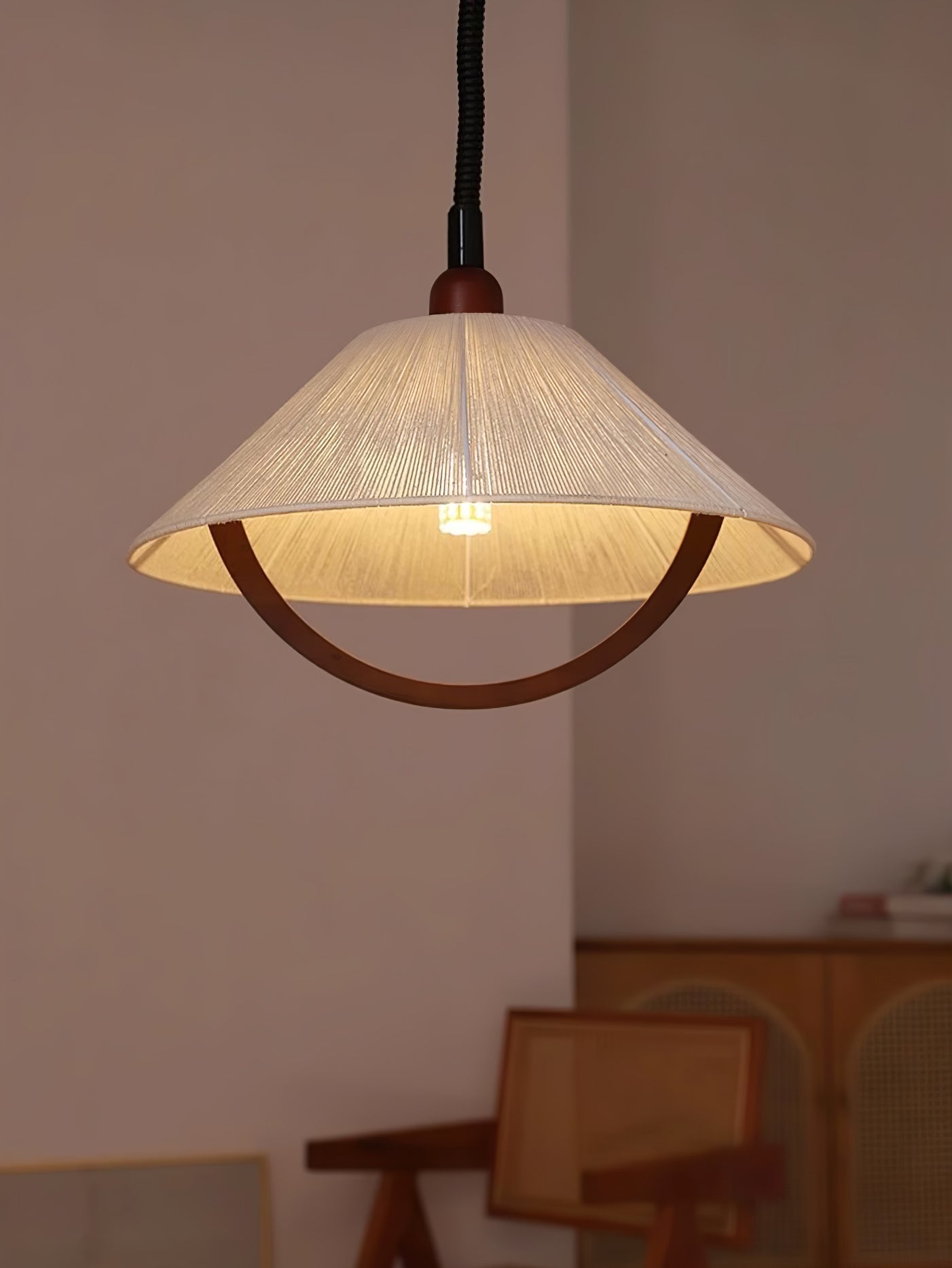 Syraeen Premium Nordic Art Wood Pendant Lamp-Neutral Decor