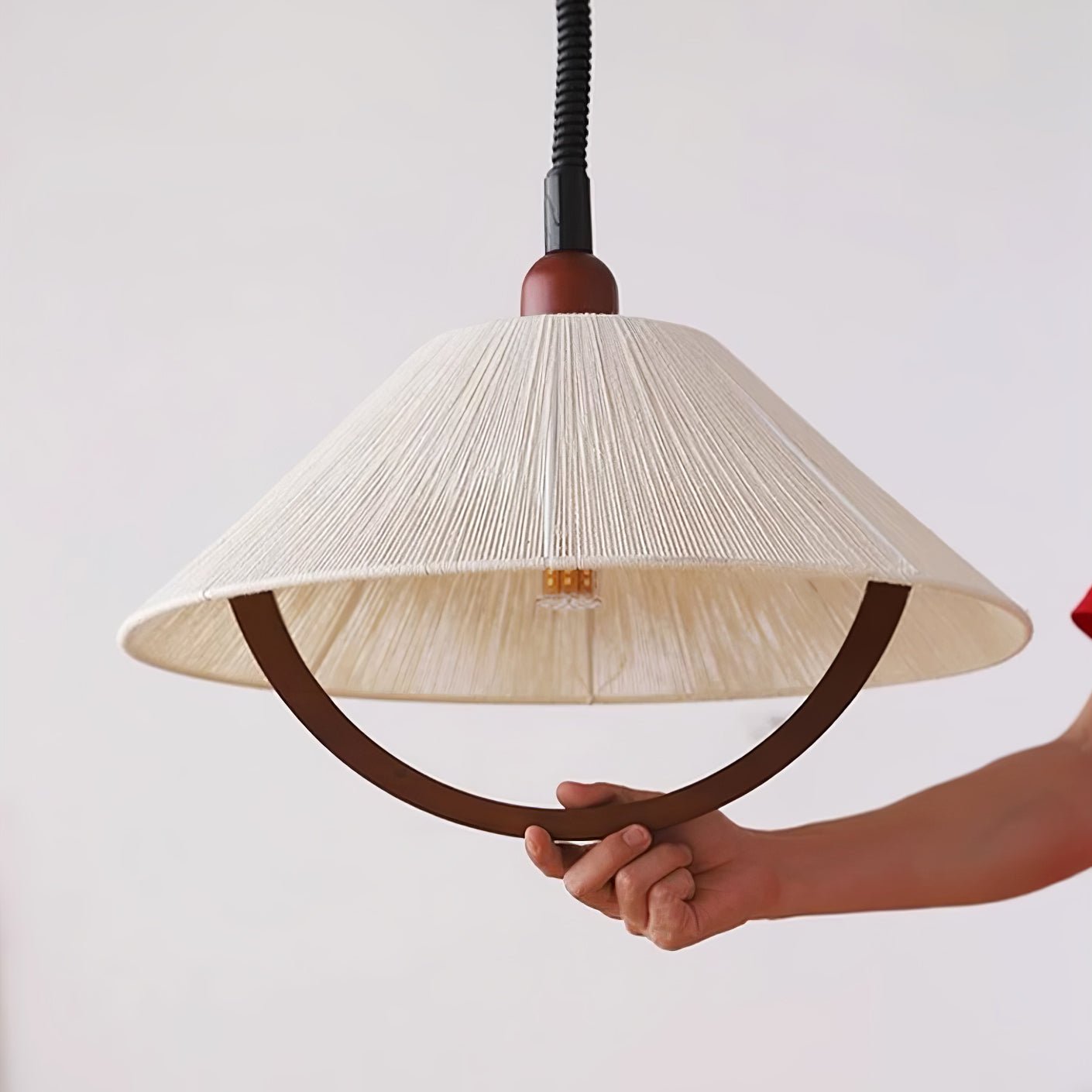 Syraeen Premium Nordic Art Wood Pendant Lamp-Neutral Decor
