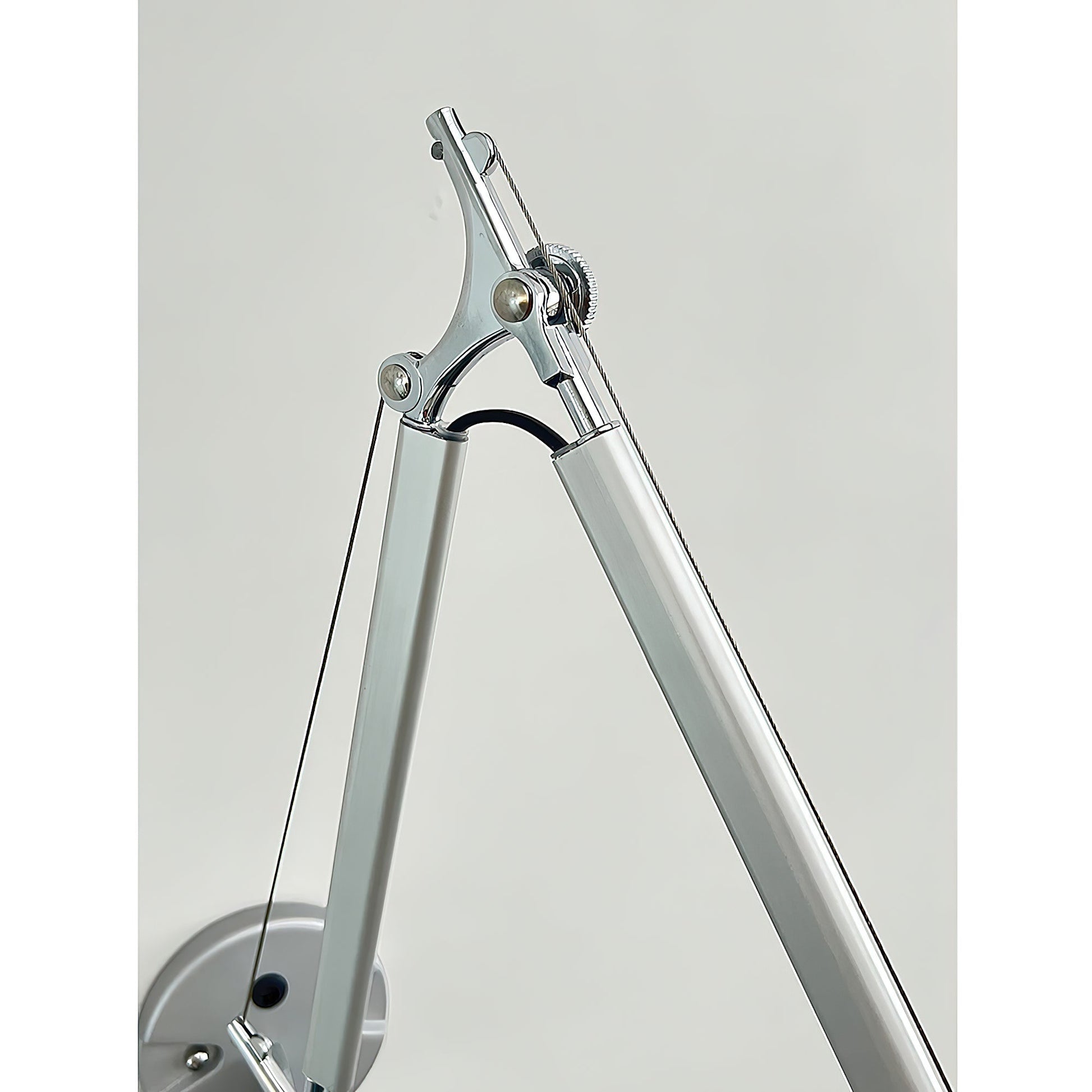 Dimensional drawing of the long arm sconce.