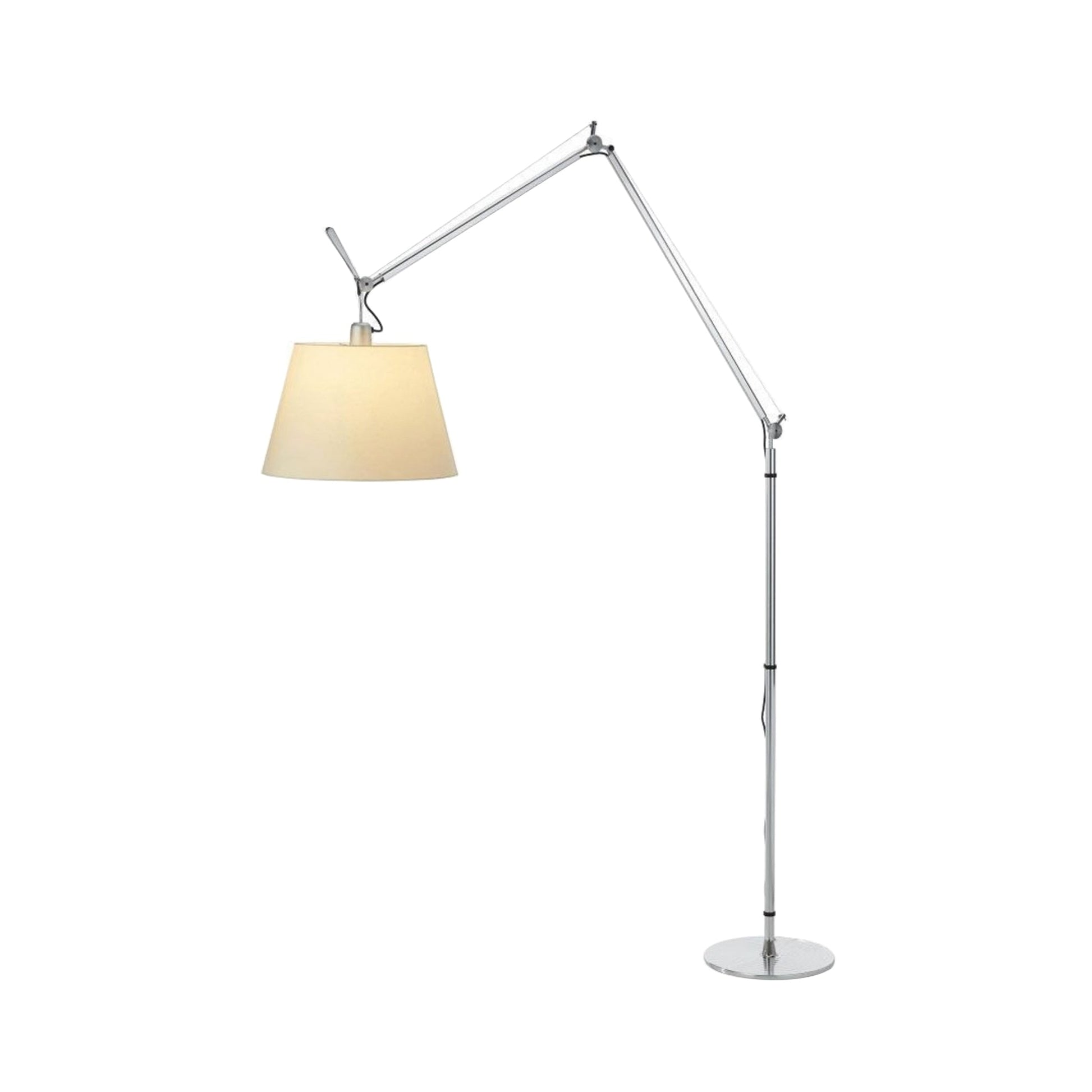 Costanza Floor Lamp in a modern living room setting.