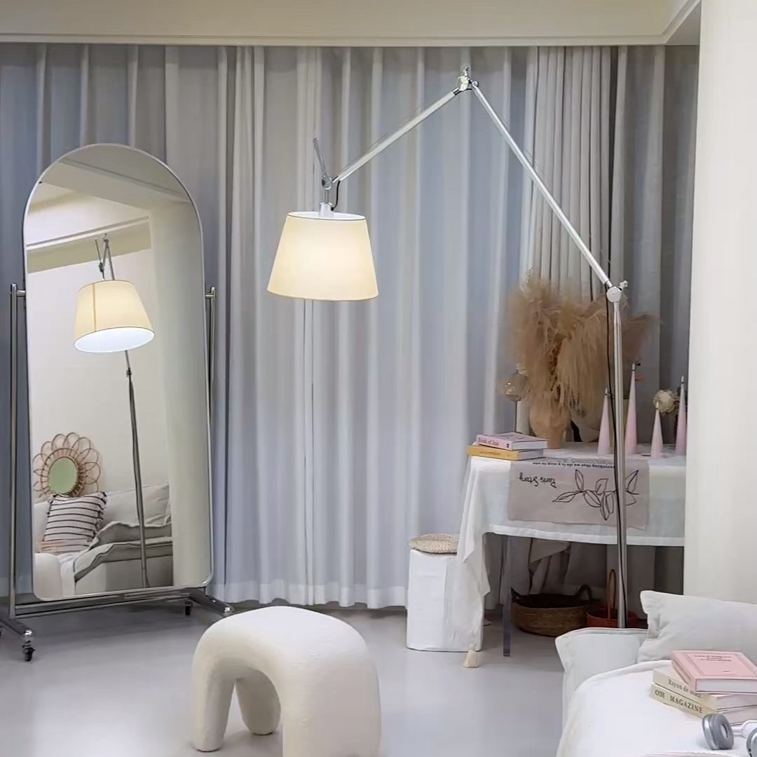 The elegant silhouette of the Costanza Floor Lamp.