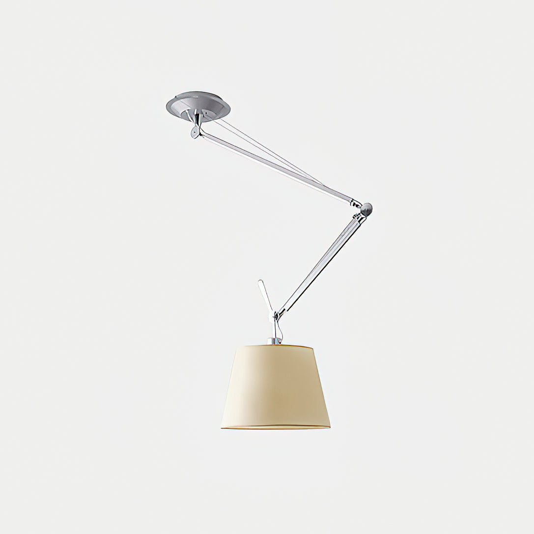 Silver Costanza Pendant Lamp in an industrial-style loft.