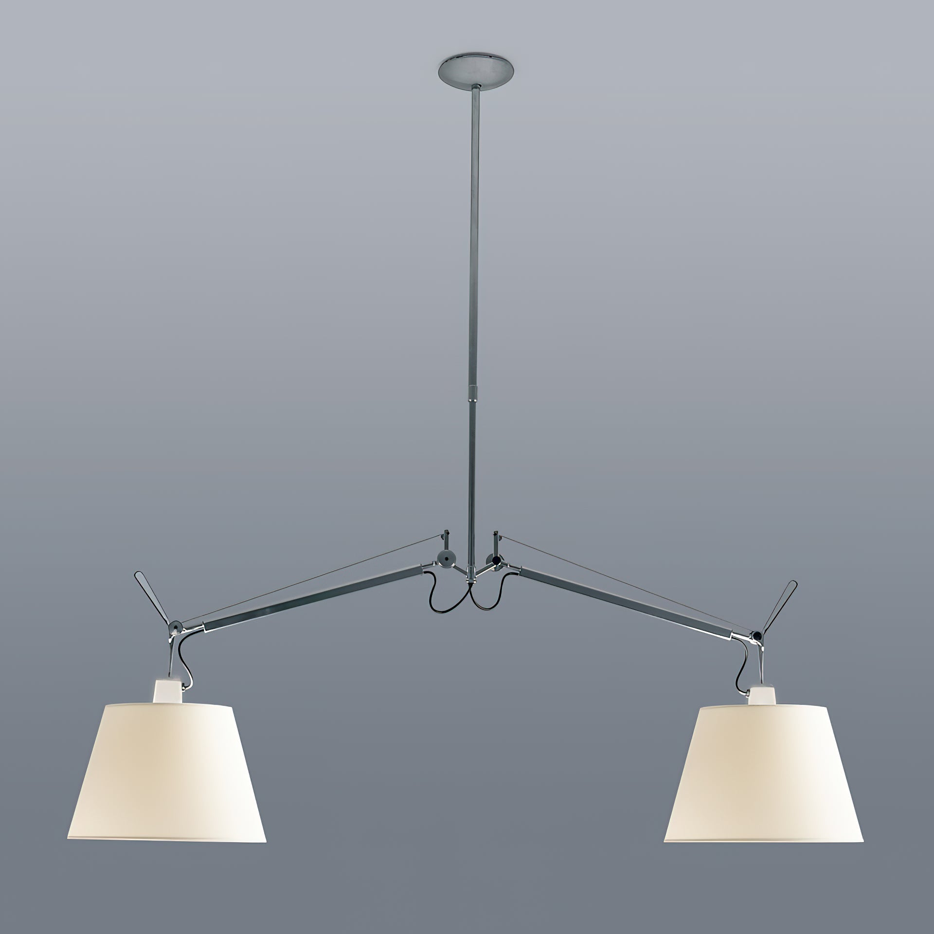 The small 24cm Costanza lamp over a small kitchen table.