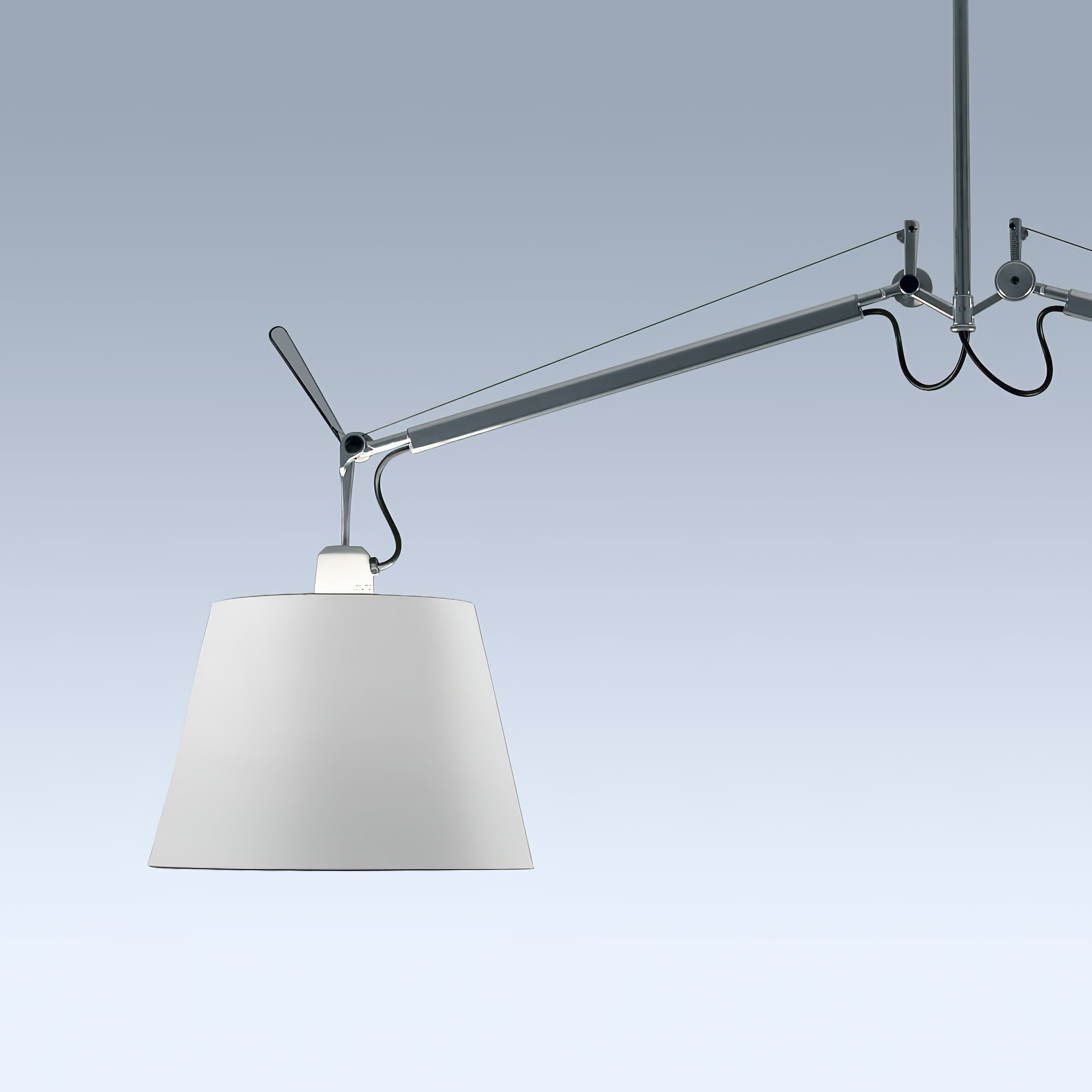 The large 36cm Costanza lamp in a spacious entryway.