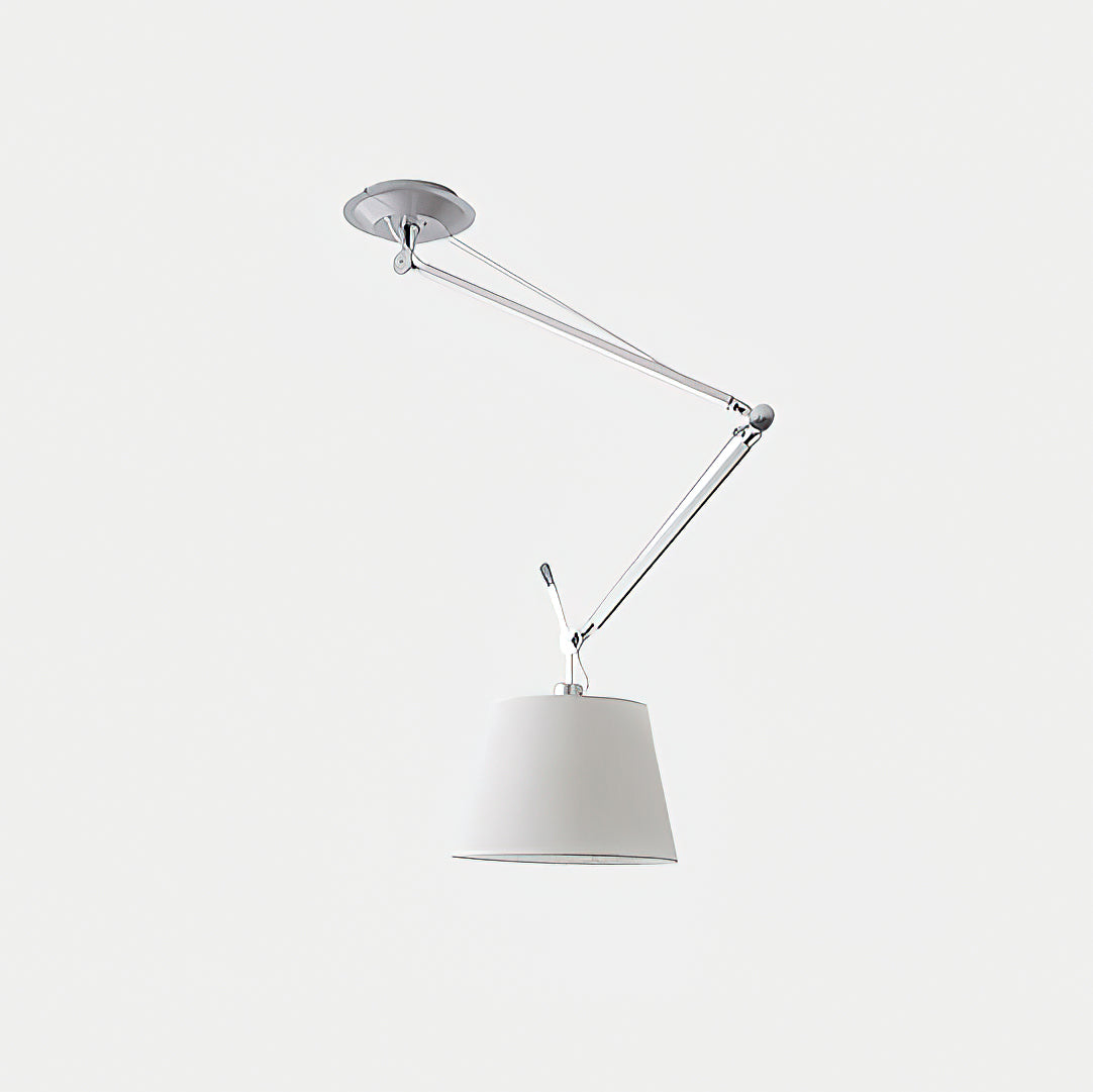 The beige Costanza lamp adding warmth to a neutral-toned room.