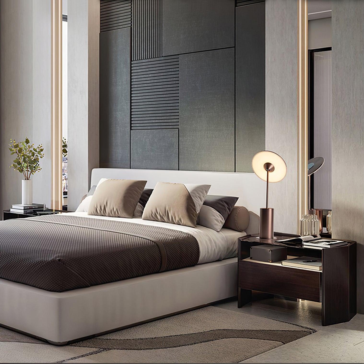 Pith Steel Minimalist Table Lamp-Neutral Decor