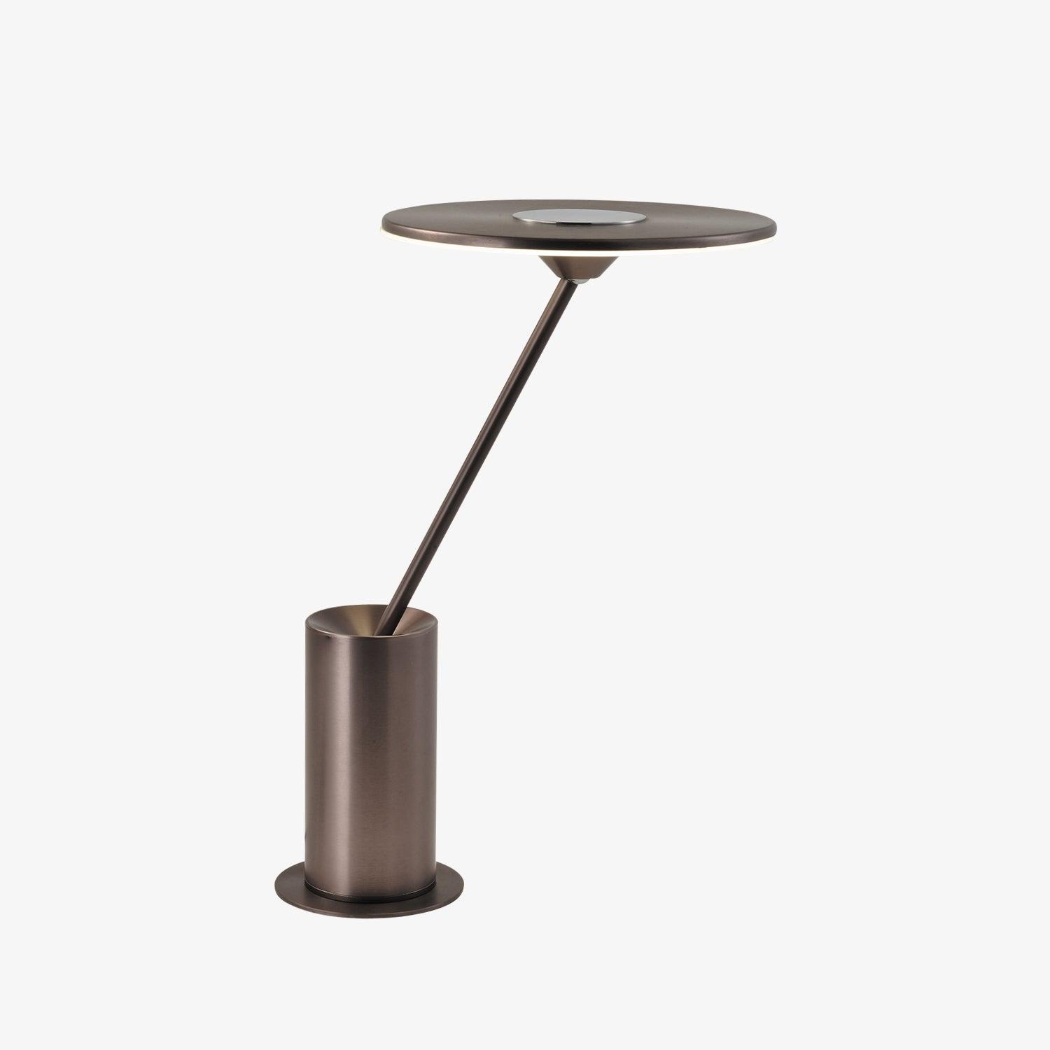 Pith Steel Minimalist Table Lamp-Neutral Decor