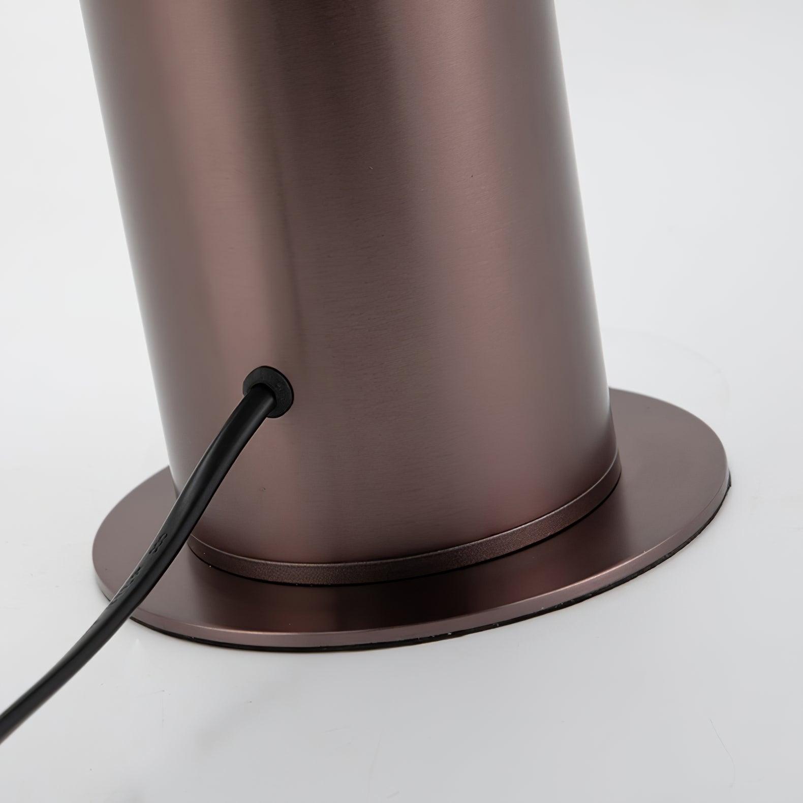 Pith Steel Minimalist Table Lamp-Neutral Decor
