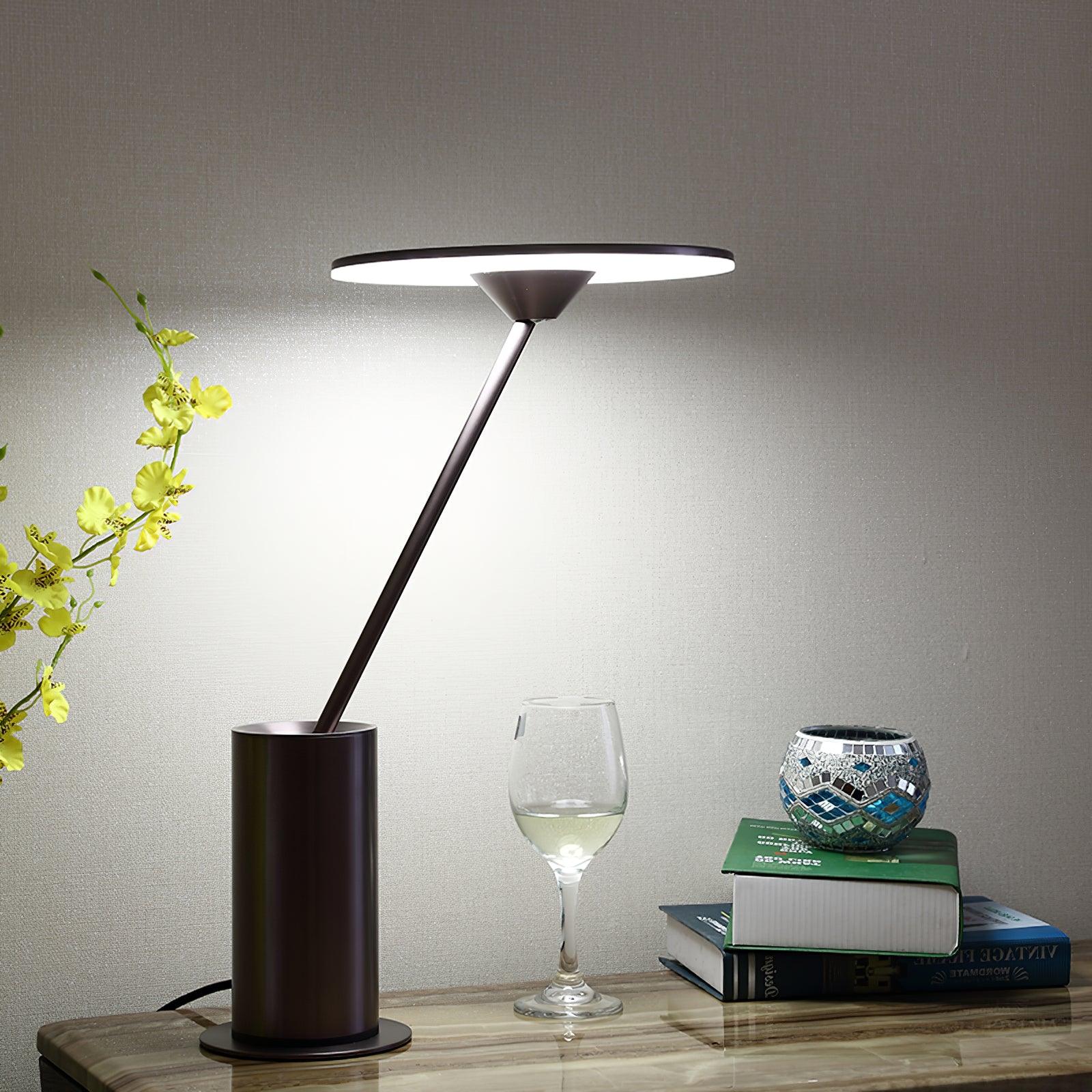 Pith Steel Minimalist Table Lamp-Neutral Decor