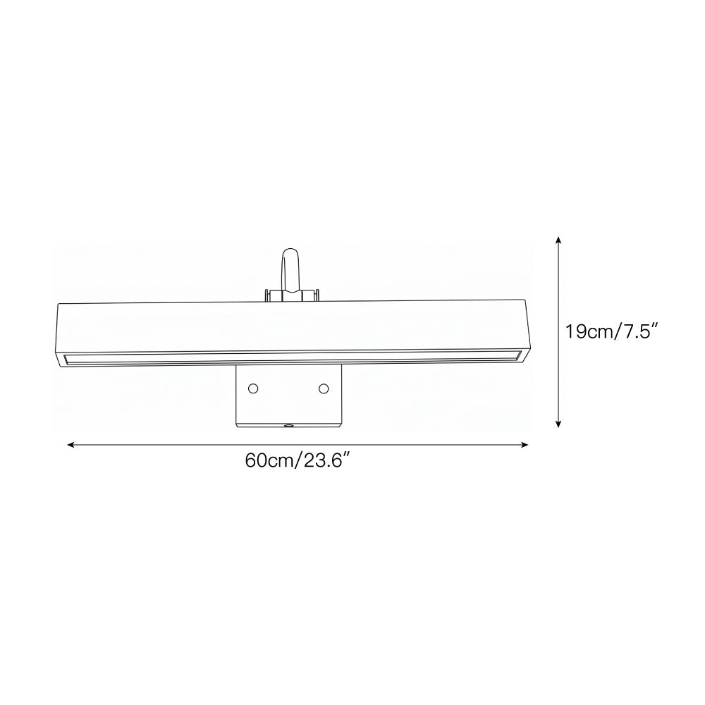 Side view of the Arti Brass Wall Sconce showing its sleek profile.