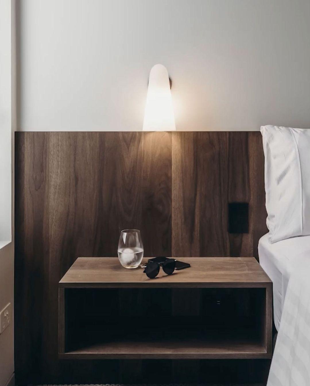 Conical Glass Plug-in Wall Lamp-Neutral Decor