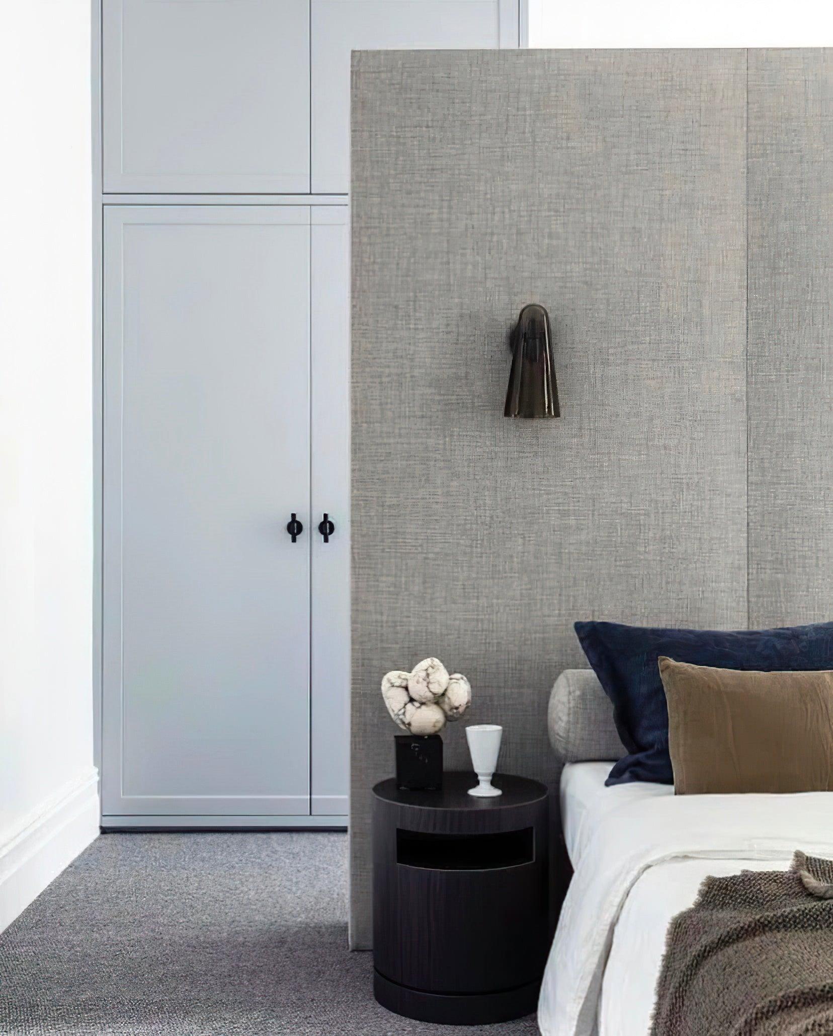 Conical Glass Wall Lamp-Neutral Decor