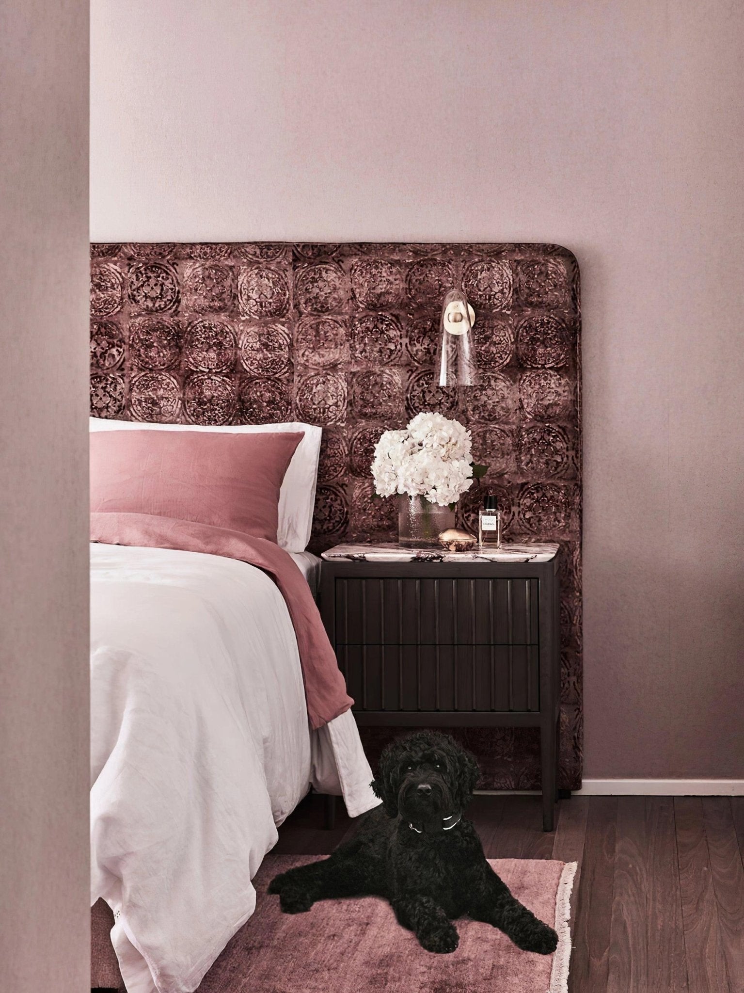 Conical Glass Plug-in Wall Lamp-Neutral Decor