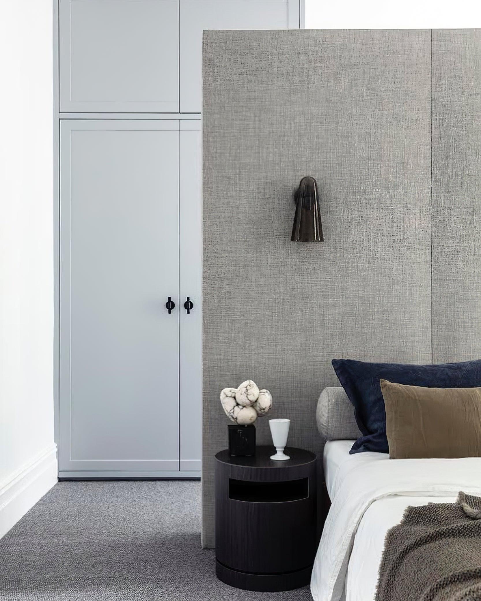 Conical Glass Wall Lamp-Neutral Decor