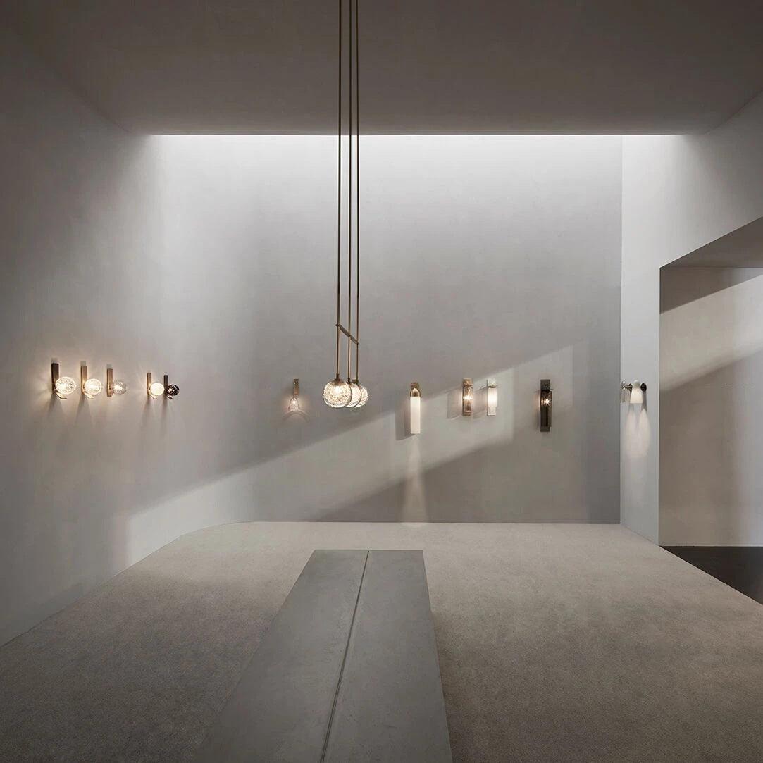 Conical Glass Wall Lamp-Neutral Decor