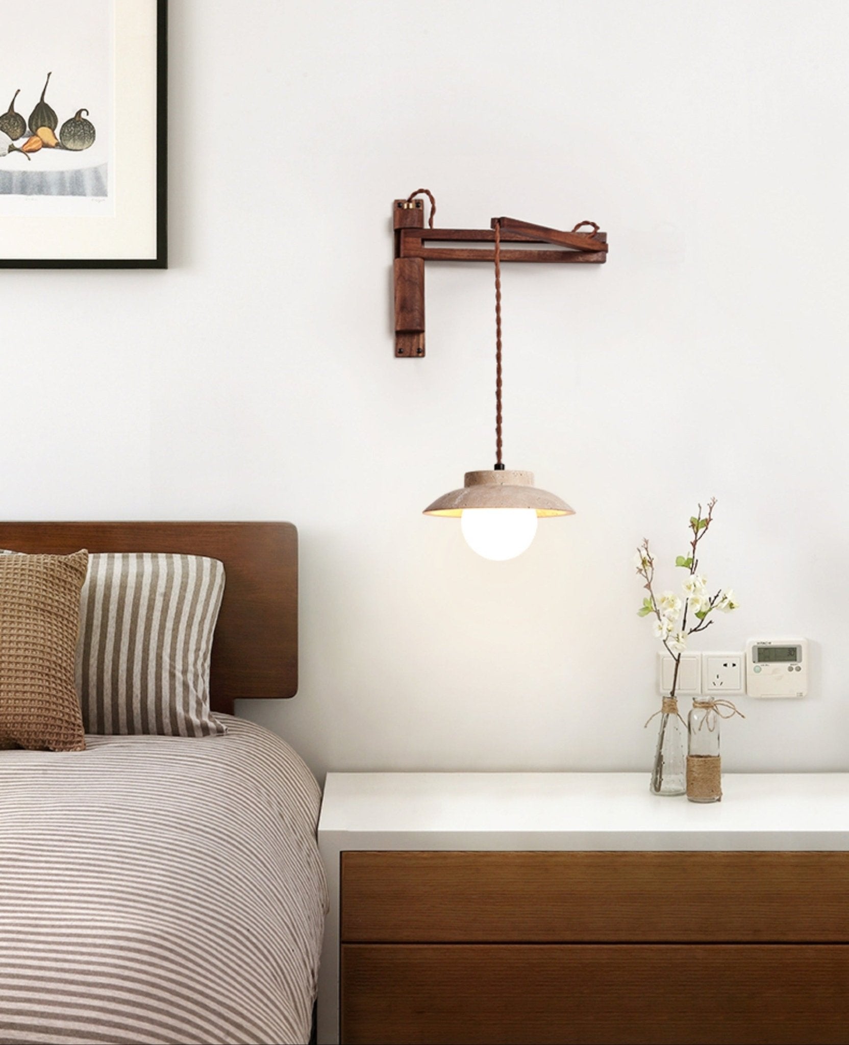 Artisan Arc Wall Lamp-Neutral Decor
