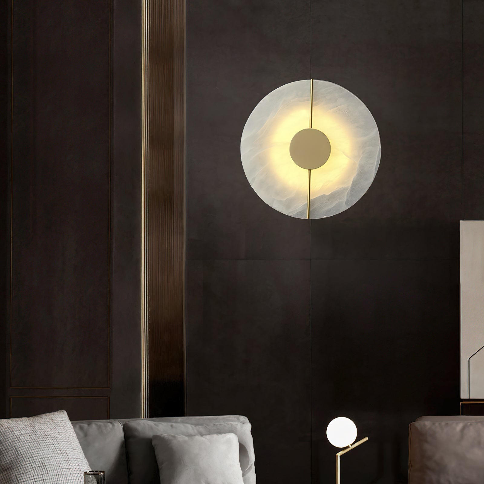 Waegnuvyo Modern Minimalist Alabaster Wall Lamp