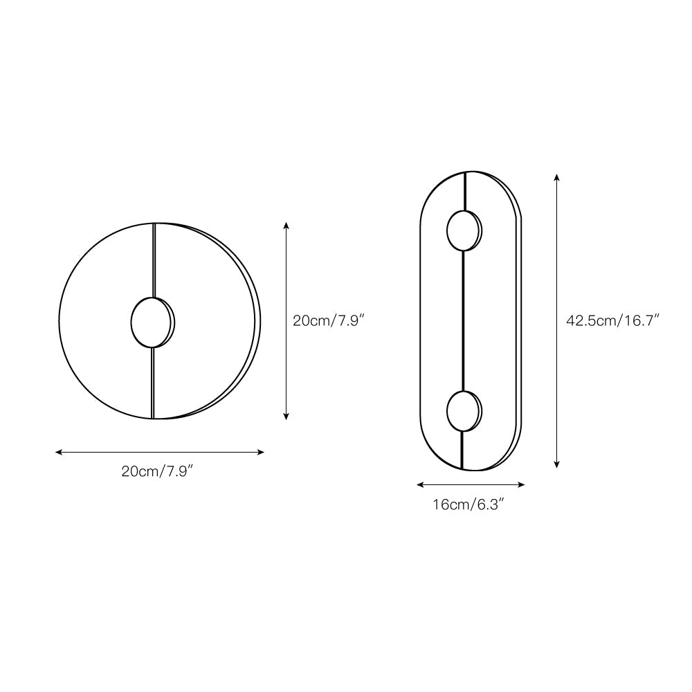 Waegnuvyo Modern Minimalist Alabaster Wall Lamp