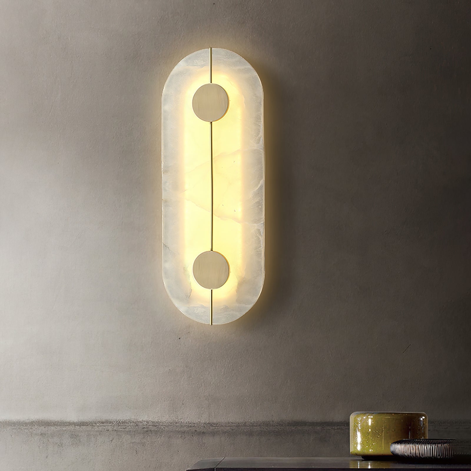 Waegnuvyo Modern Minimalist Alabaster Wall Lamp