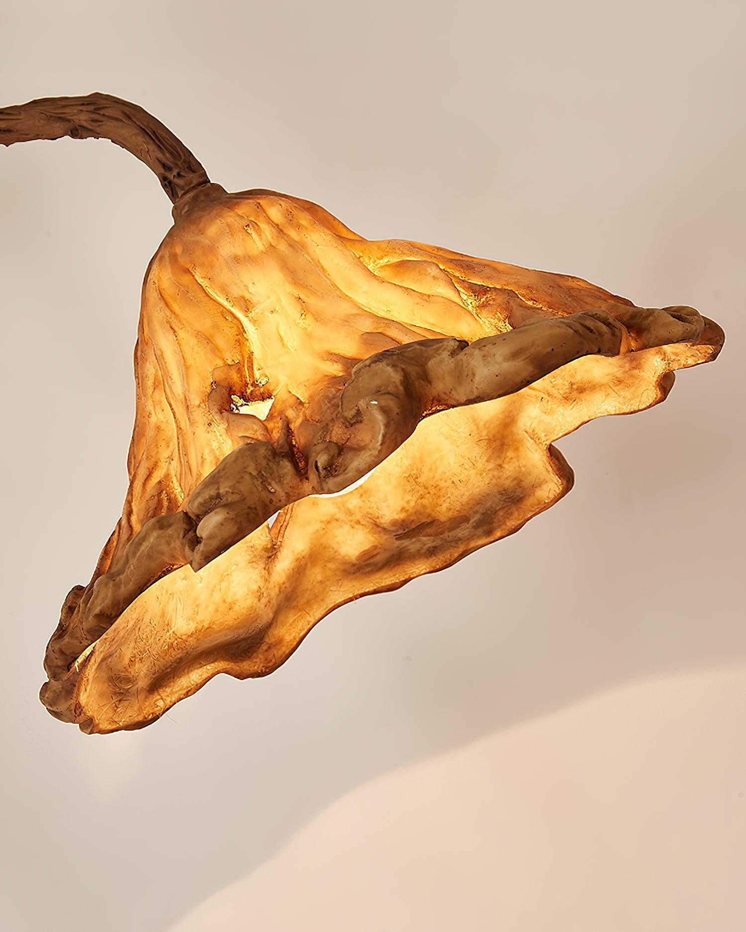 Ailo Natural Resin Floor Lamp-Neutral Decor