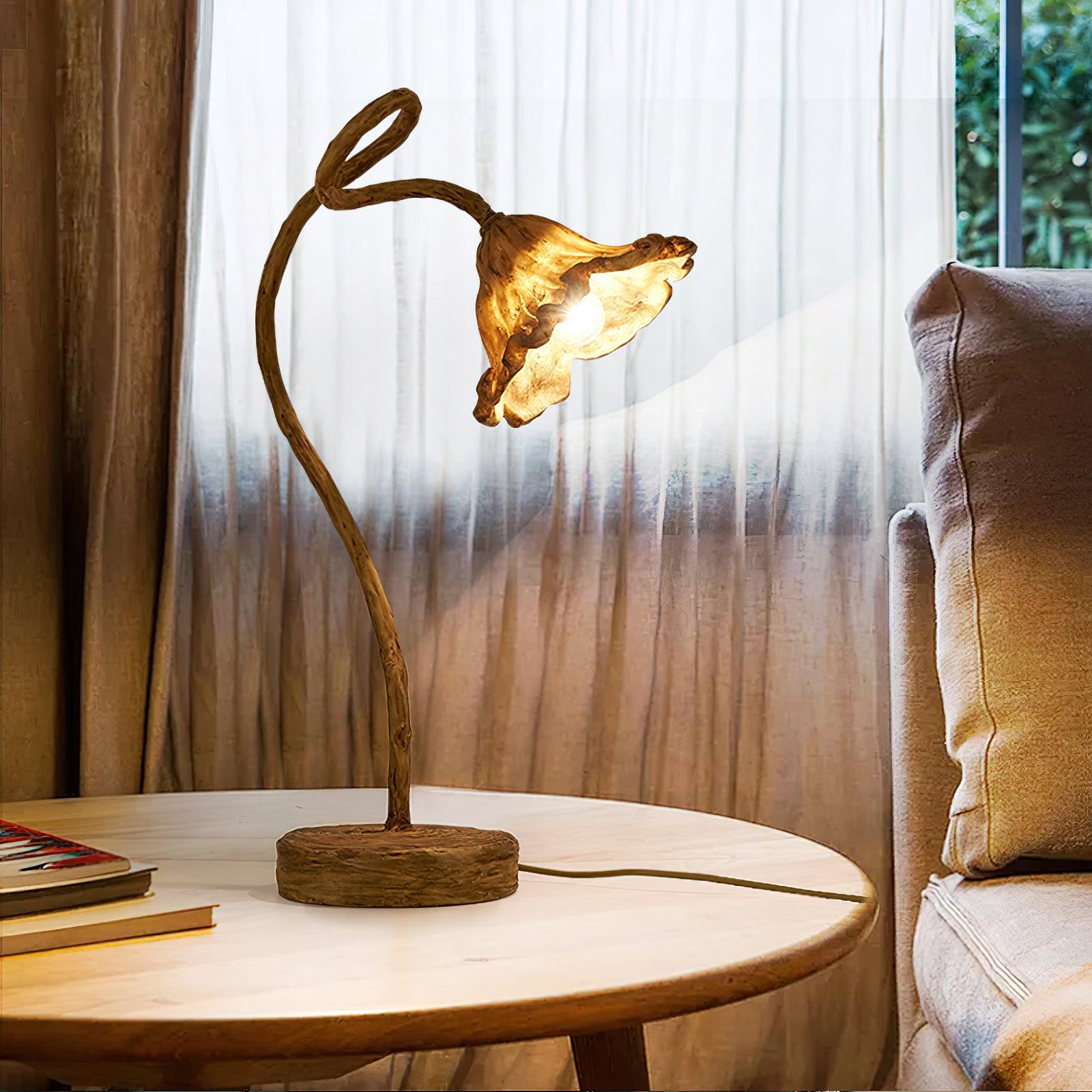 Nexo Resin Table Lamp-Neutral Decor