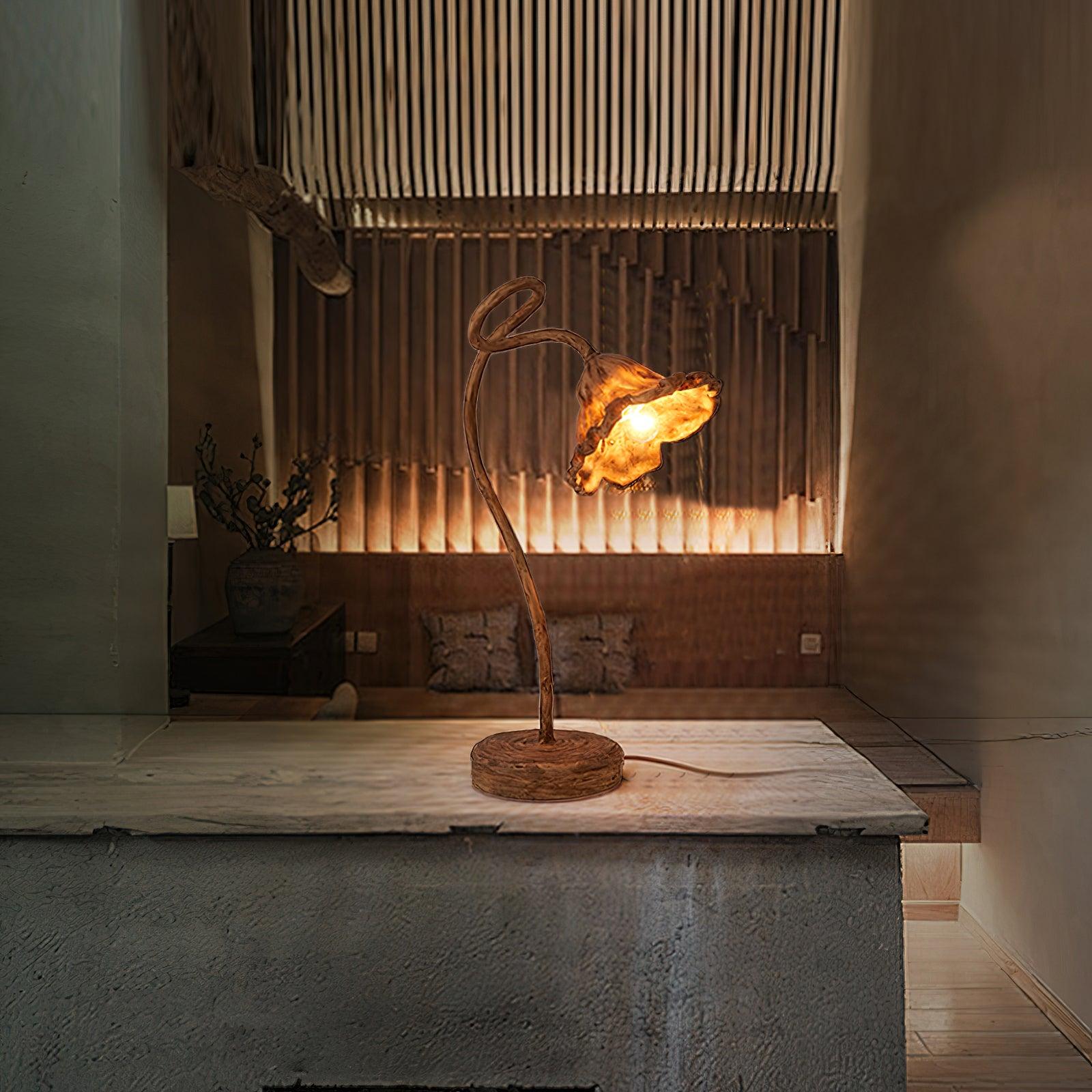 Nexo Resin Table Lamp-Neutral Decor