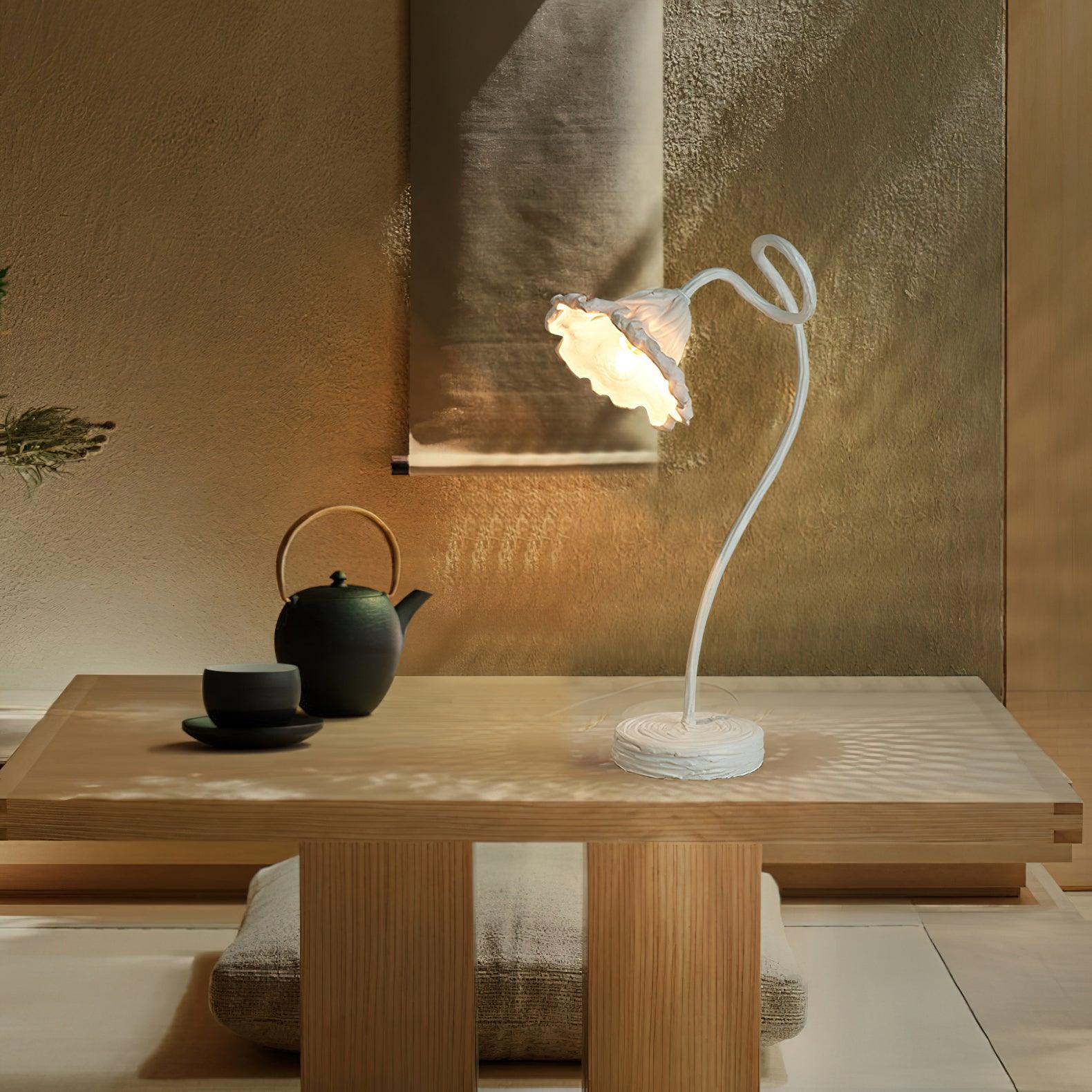 Nexo Resin Table Lamp-Neutral Decor