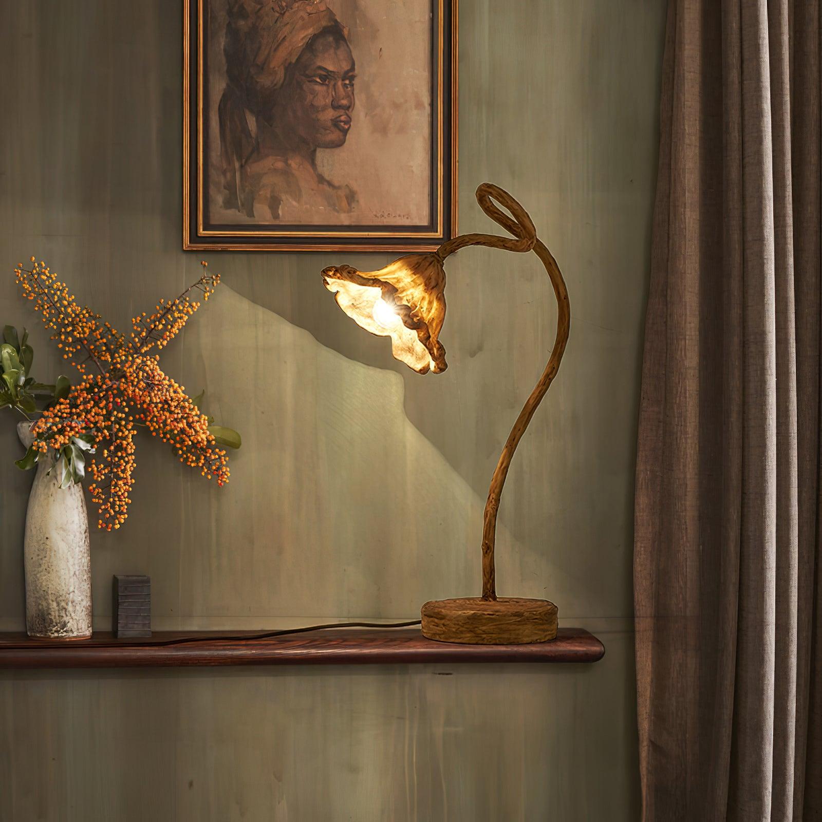 Nexo Resin Table Lamp-Neutral Decor