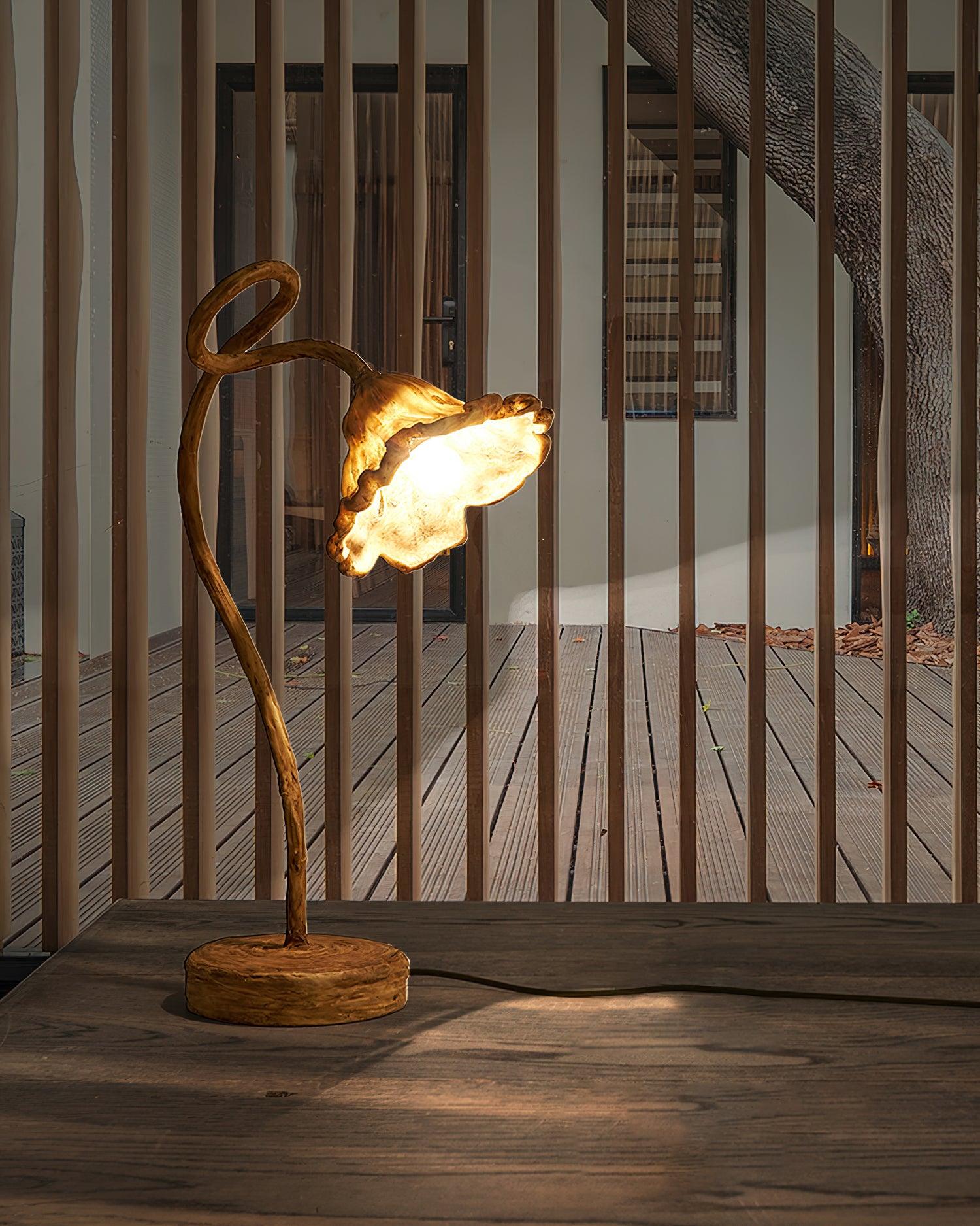 Nexo Resin Table Lamp-Neutral Decor