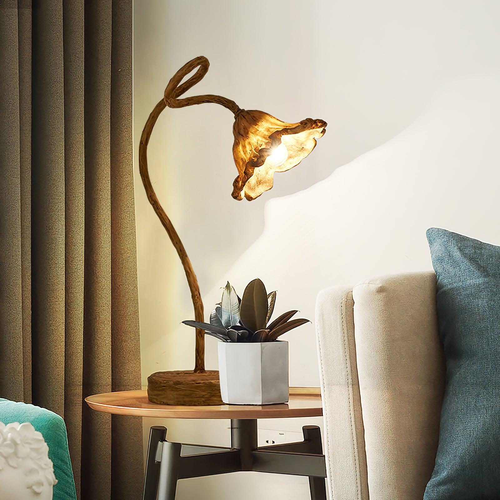 Nexo Resin Table Lamp-Neutral Decor