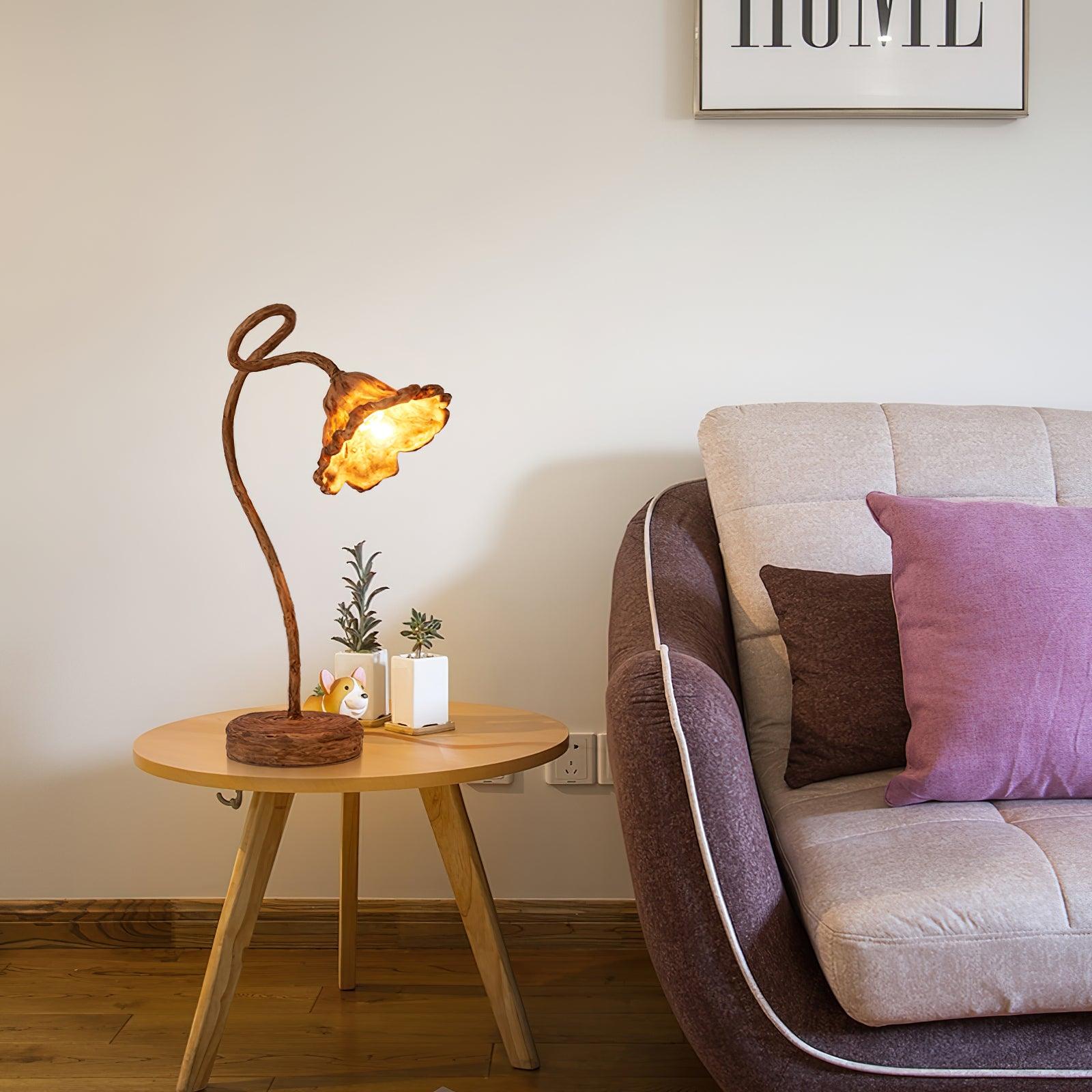 Nexo Resin Table Lamp-Neutral Decor