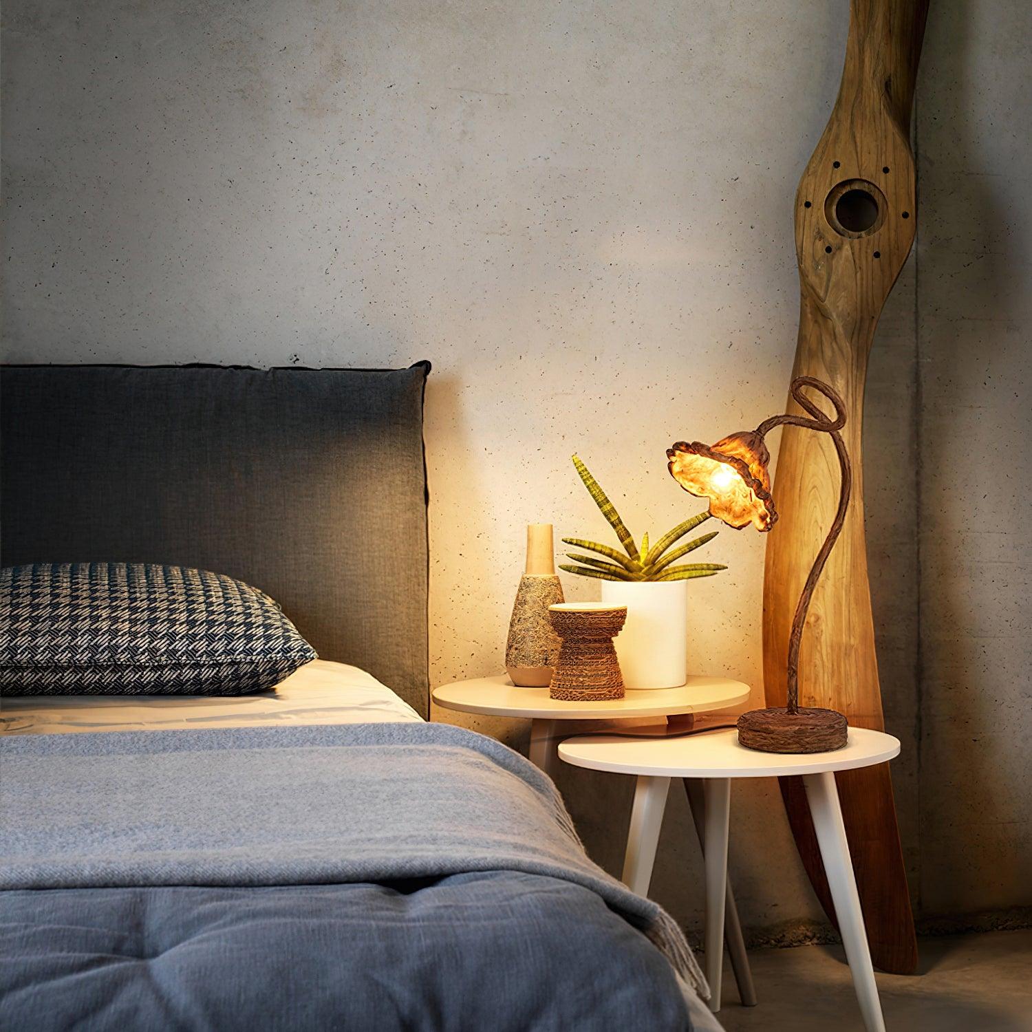 Nexo Resin Table Lamp-Neutral Decor