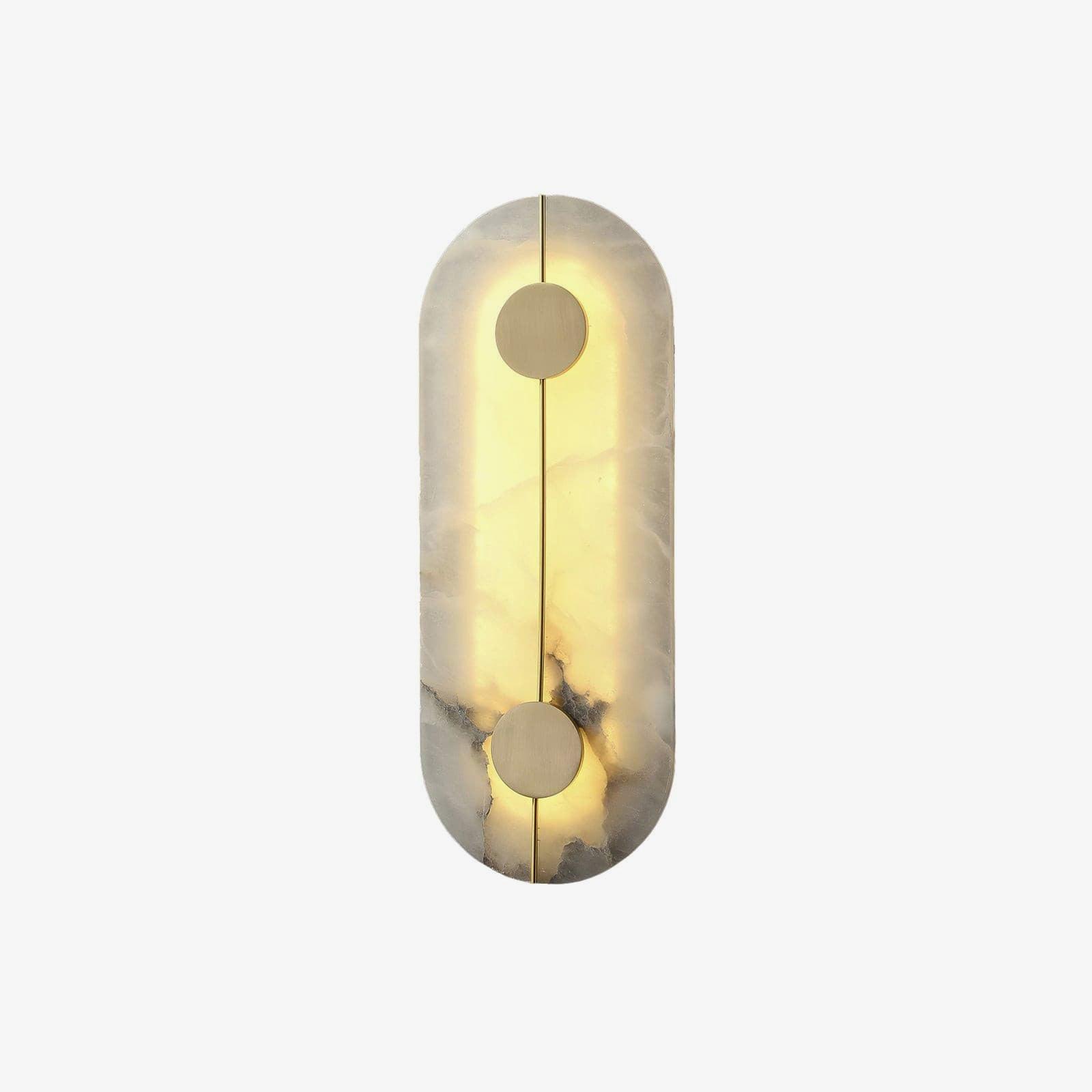 Citheira Minimalist Alabaster Wall Light-Neutral Decor