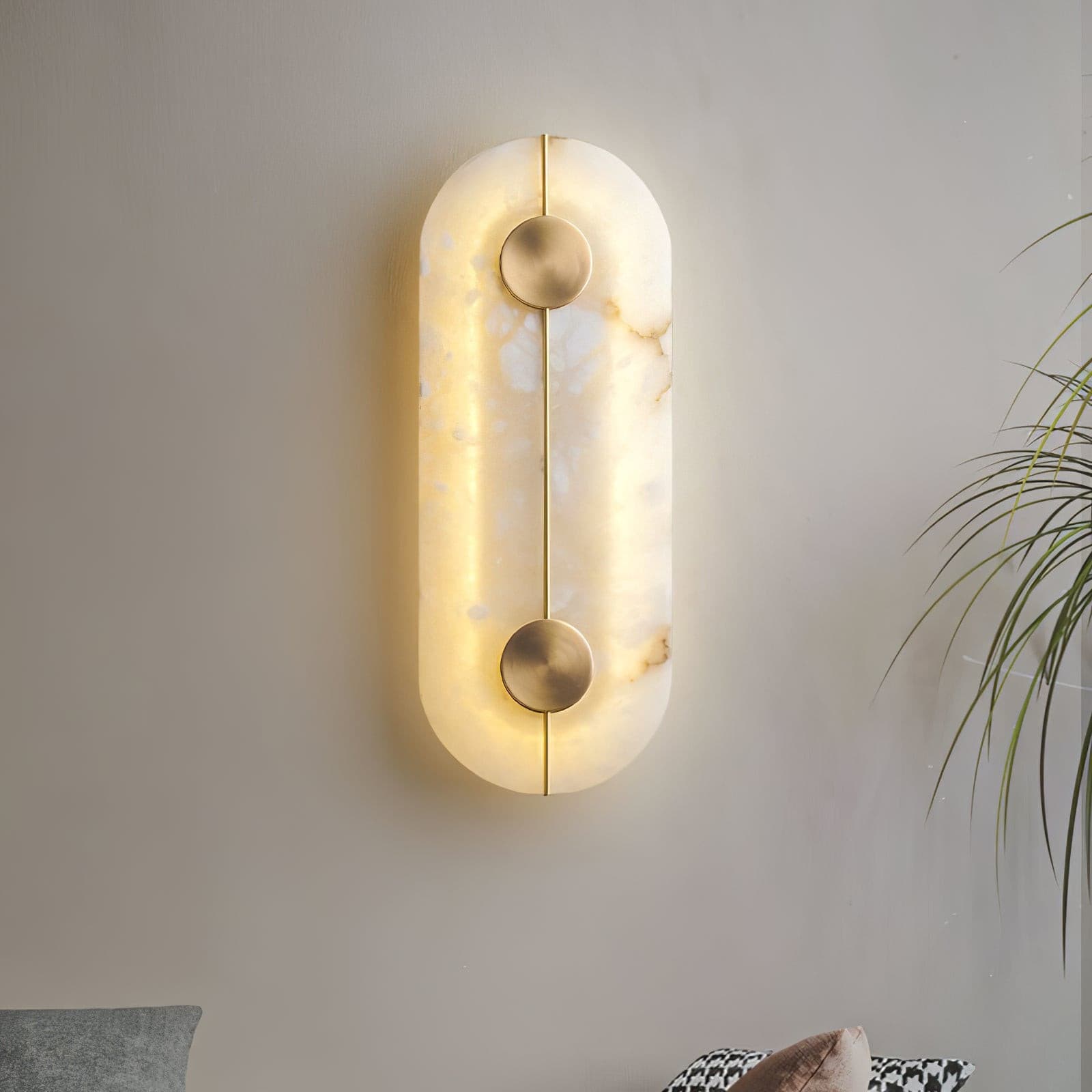 Artistic Wall Lamp Dolomite Copper Retro Flair