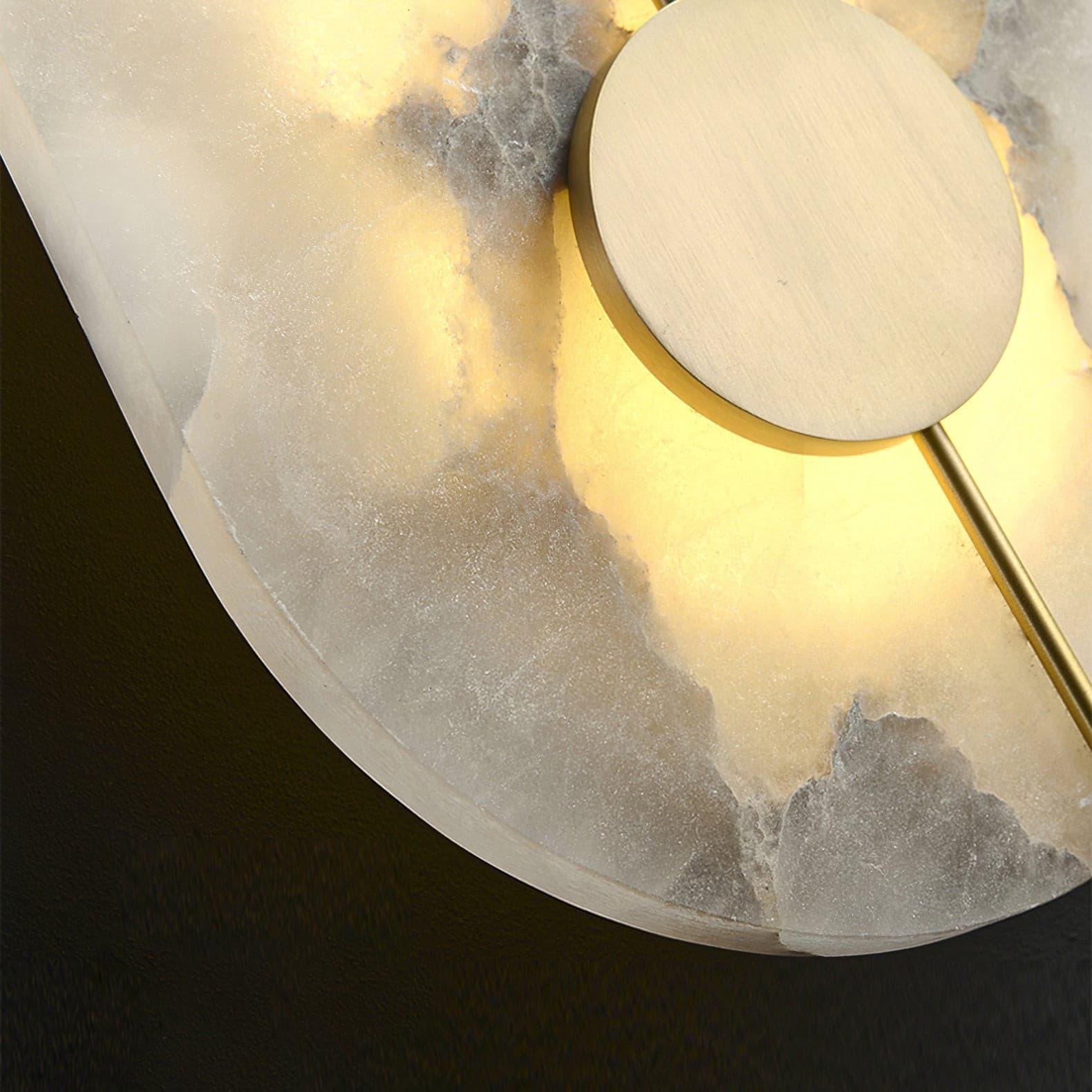 Citheira Minimalist Alabaster Wall Light-Neutral Decor