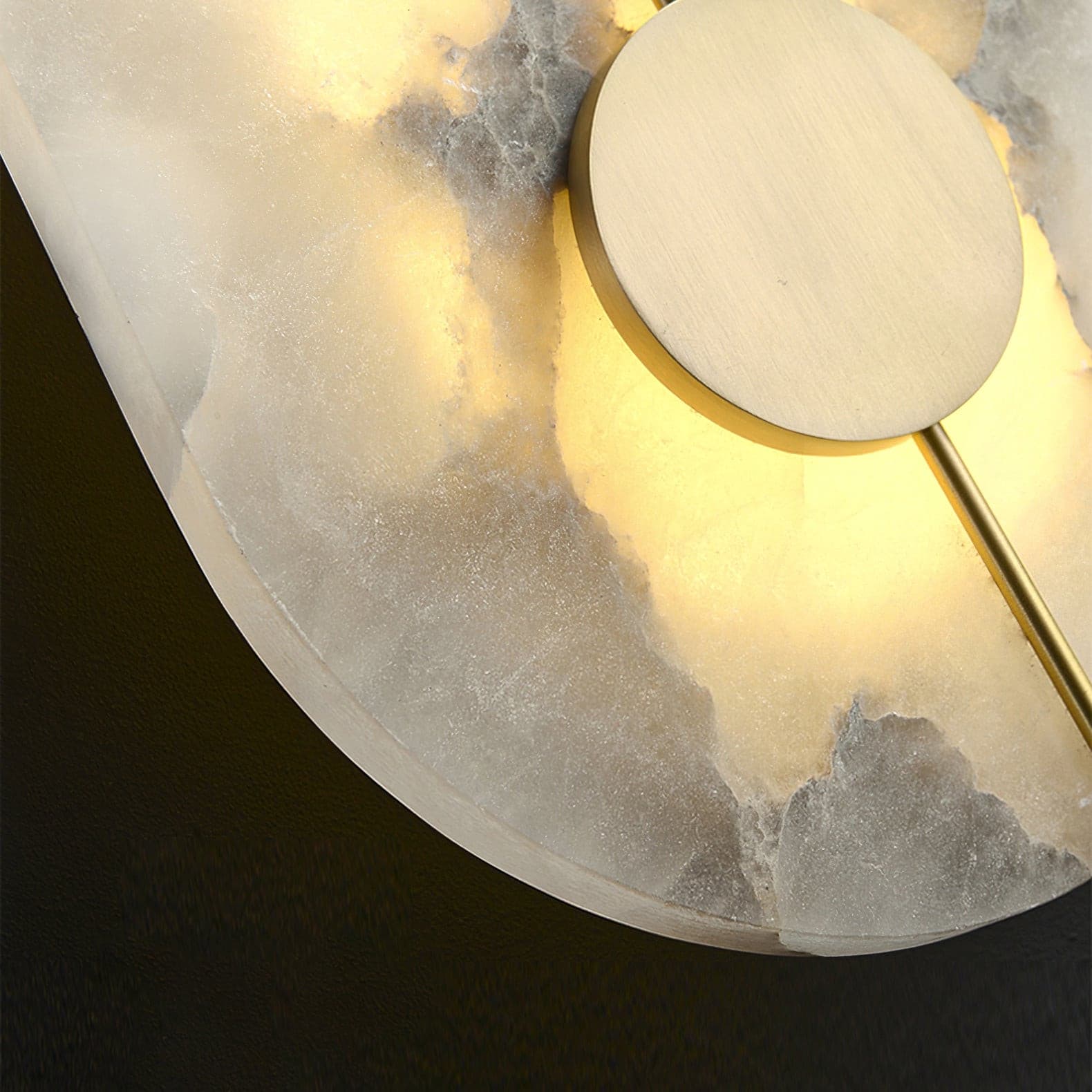 Artistic Wall Lamp Dolomite Copper Retro Flair