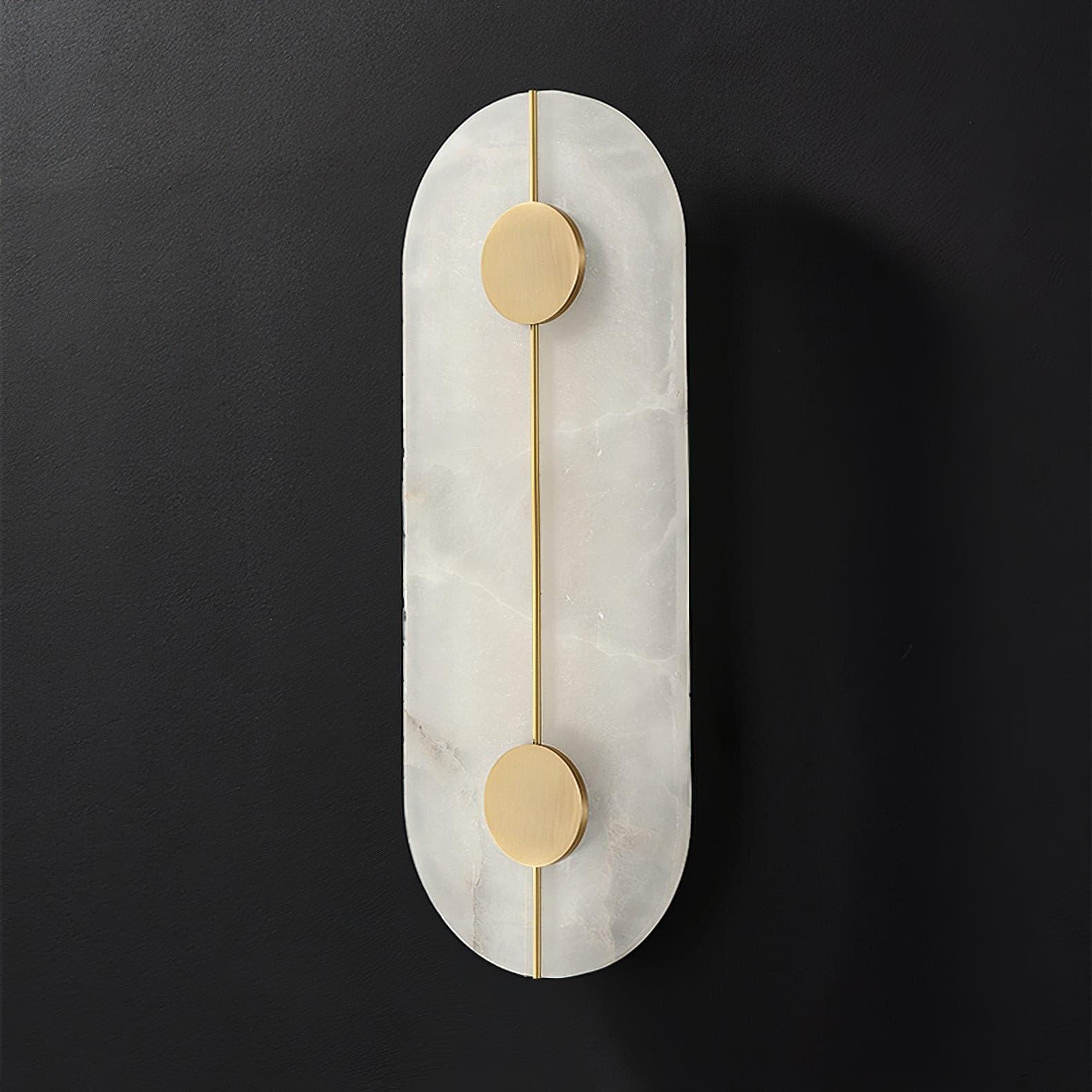 Citheira Minimalist Alabaster Wall Light-Neutral Decor