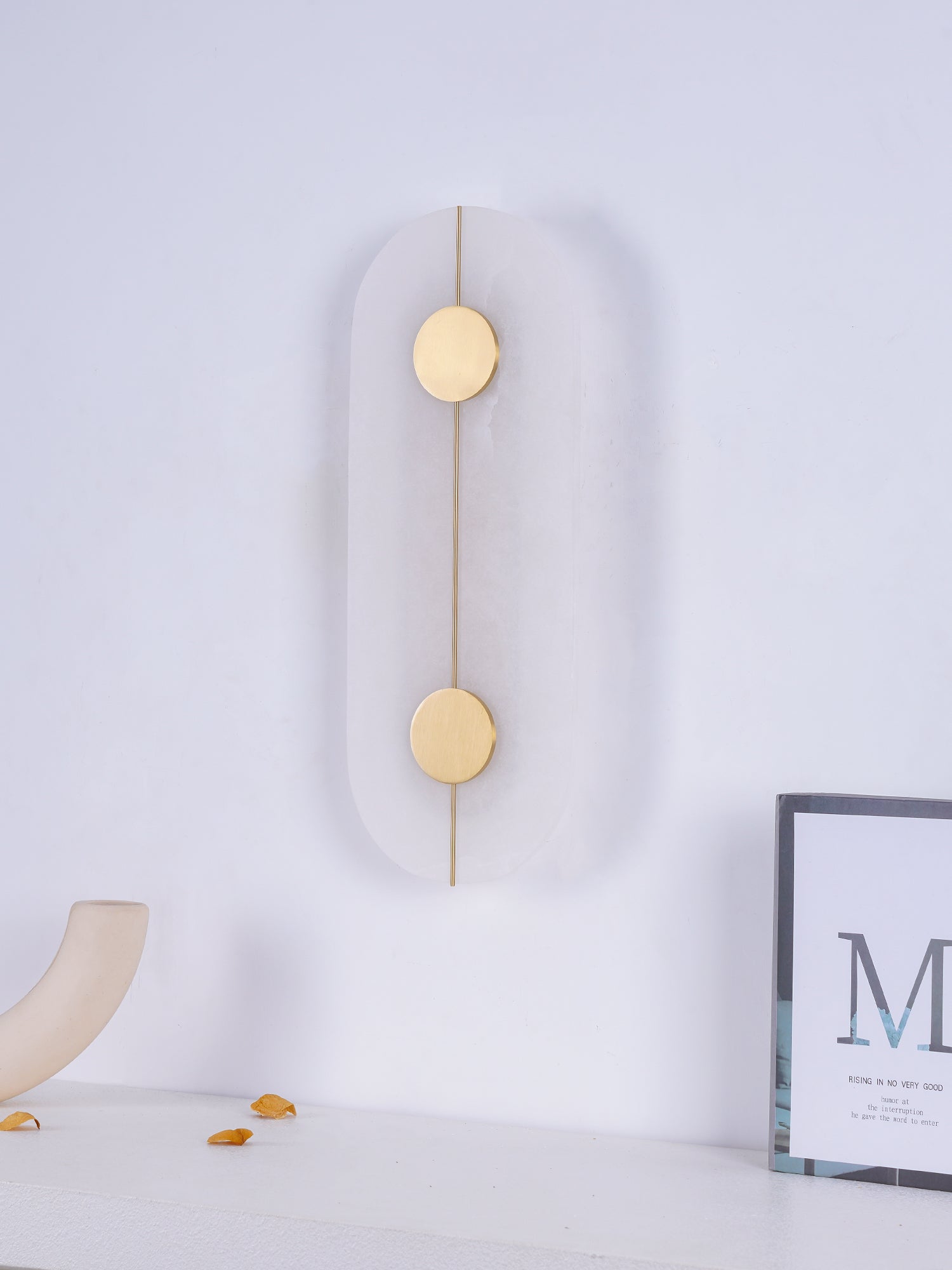 Artistic Wall Lamp Dolomite Copper Retro Flair