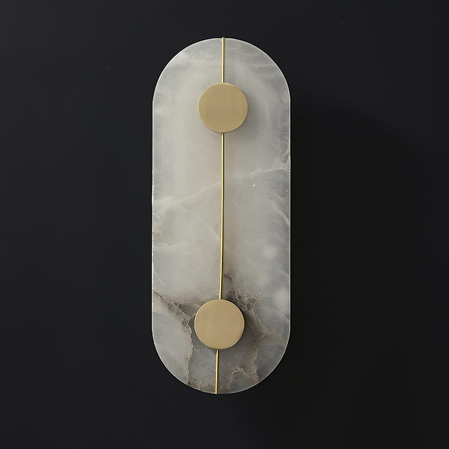 Citheira Minimalist Alabaster Wall Light-Neutral Decor