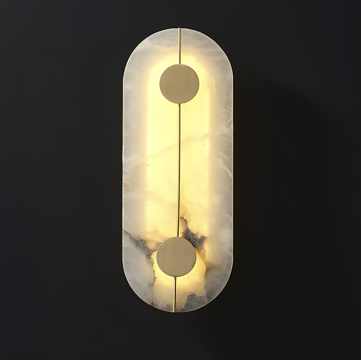 Citheira Minimalist Alabaster Wall Light-Neutral Decor